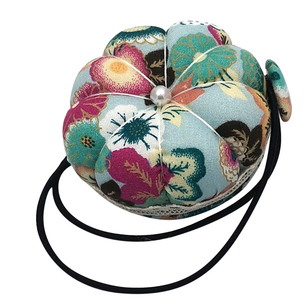 Dengmore DIY Tool for Cross Stitch Sewing Home Sewing Tools Ball Shaped Needle Pin Cushion with Elastic Wris for Home Decor