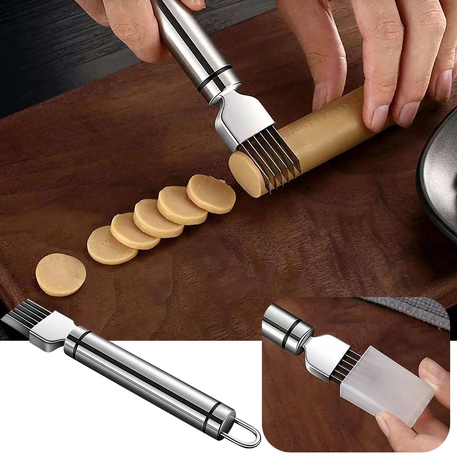 Shallot Shredder Stainless Steel Vegetable Shallot Shredder Shallot Shredder For Kitchen Cut Garlic Spaghetti Seaweed Garnish