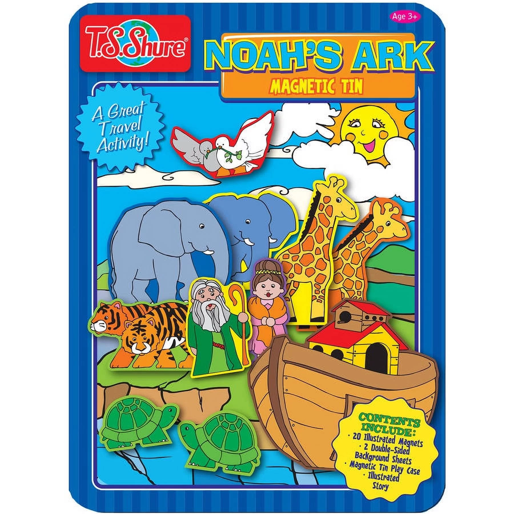 T.S. Shure Noah's Ark Magnetic Tin Playset
