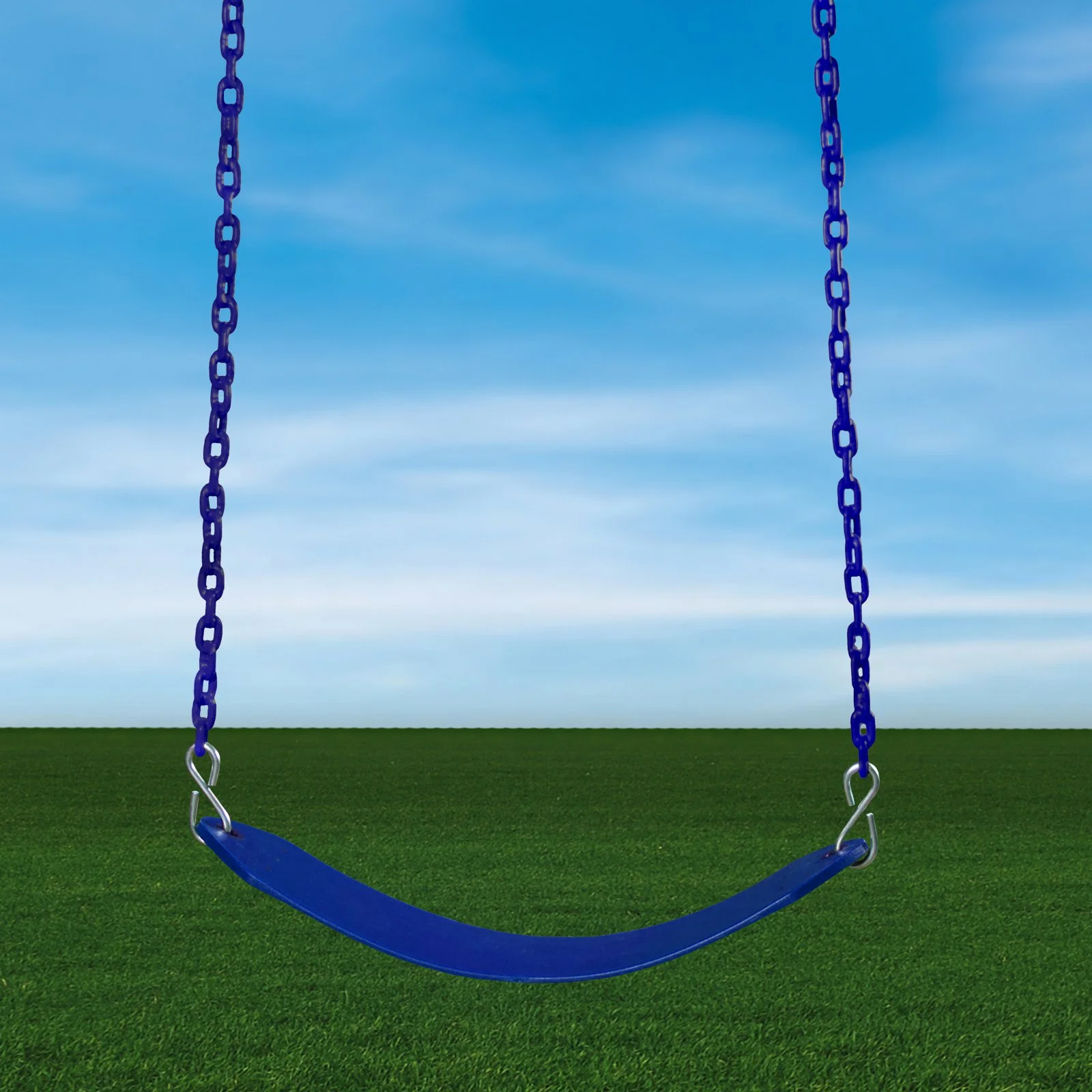 Gorilla Playsets Extreme-Duty Swing Belt - Green with Green Chains