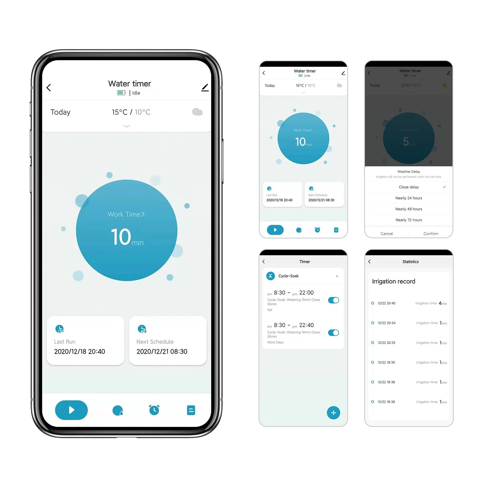 Irrigation ,Delay App Remote With Rain Delay Remote Auatic Lawn Rain Delay App Sprinkler With Rain Faucet Sprinkler With Bt Lawn Farmland Eryue Adben Havou