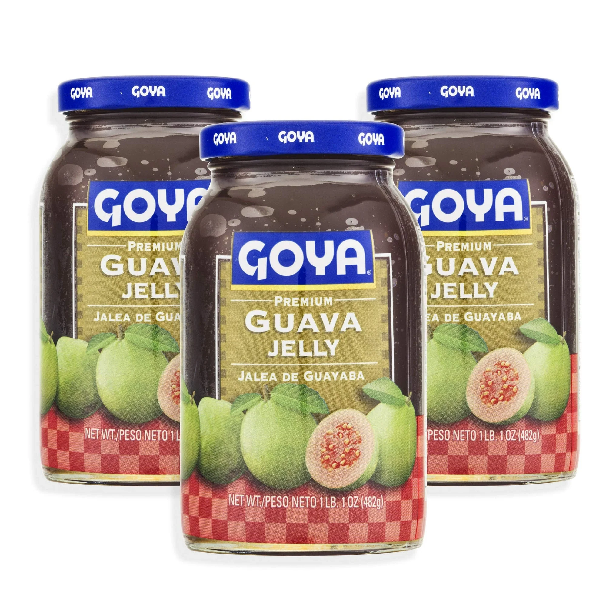 Goya Goya Guava Jelly, Glass Jars, 17 Oz, 3 Pk