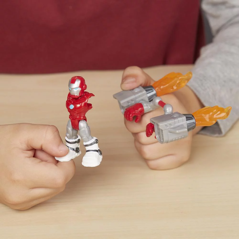 Playskool Heroes Marvel Super Hero Adventures Iron Man Arc-Tech Snowjumper