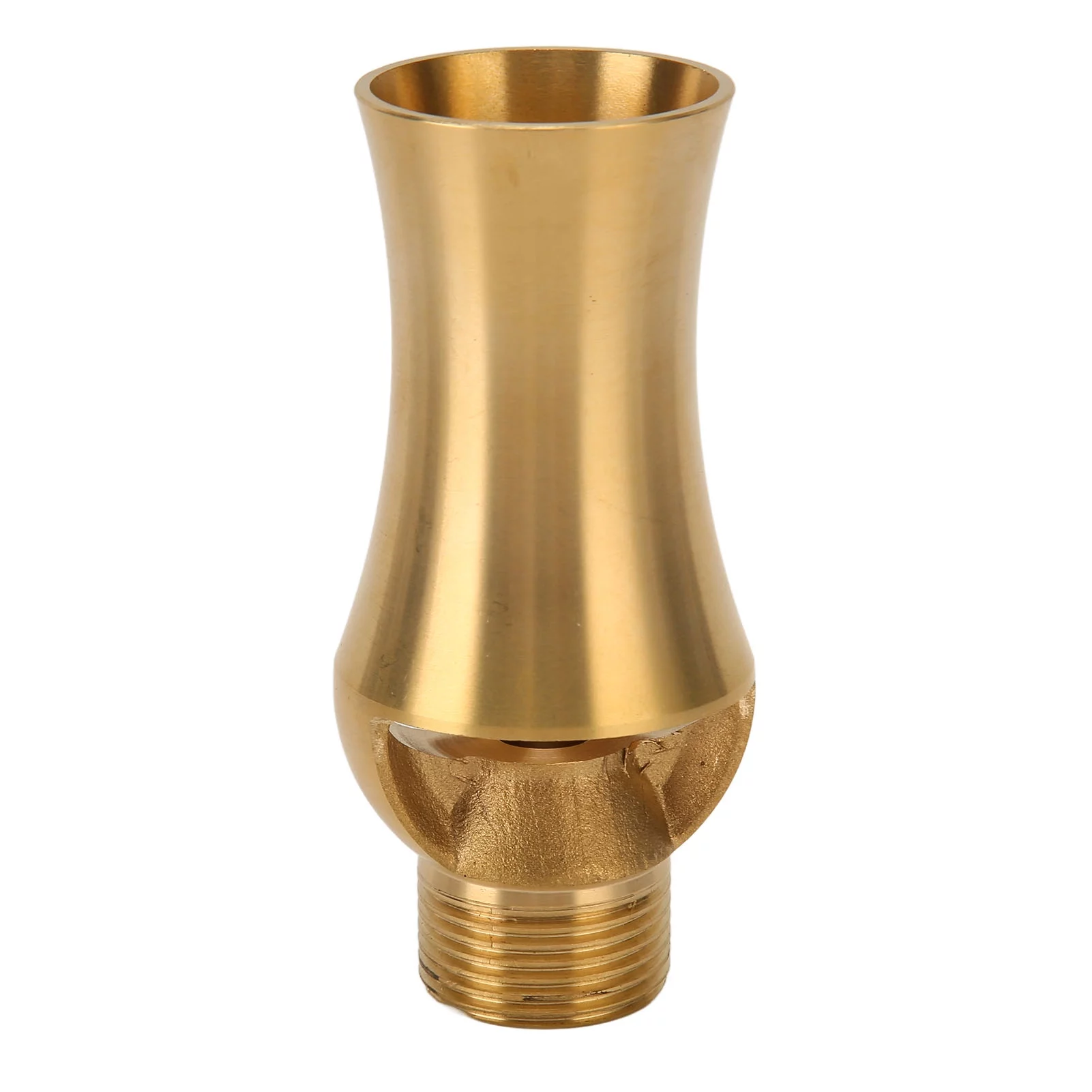 Buumin Pond Sprinkler Water Fountain Nozzle Copper Ice Tower Cascade Cedar Spray Head for Garden Pond G1/2 G3/4 Universal 9.5cm