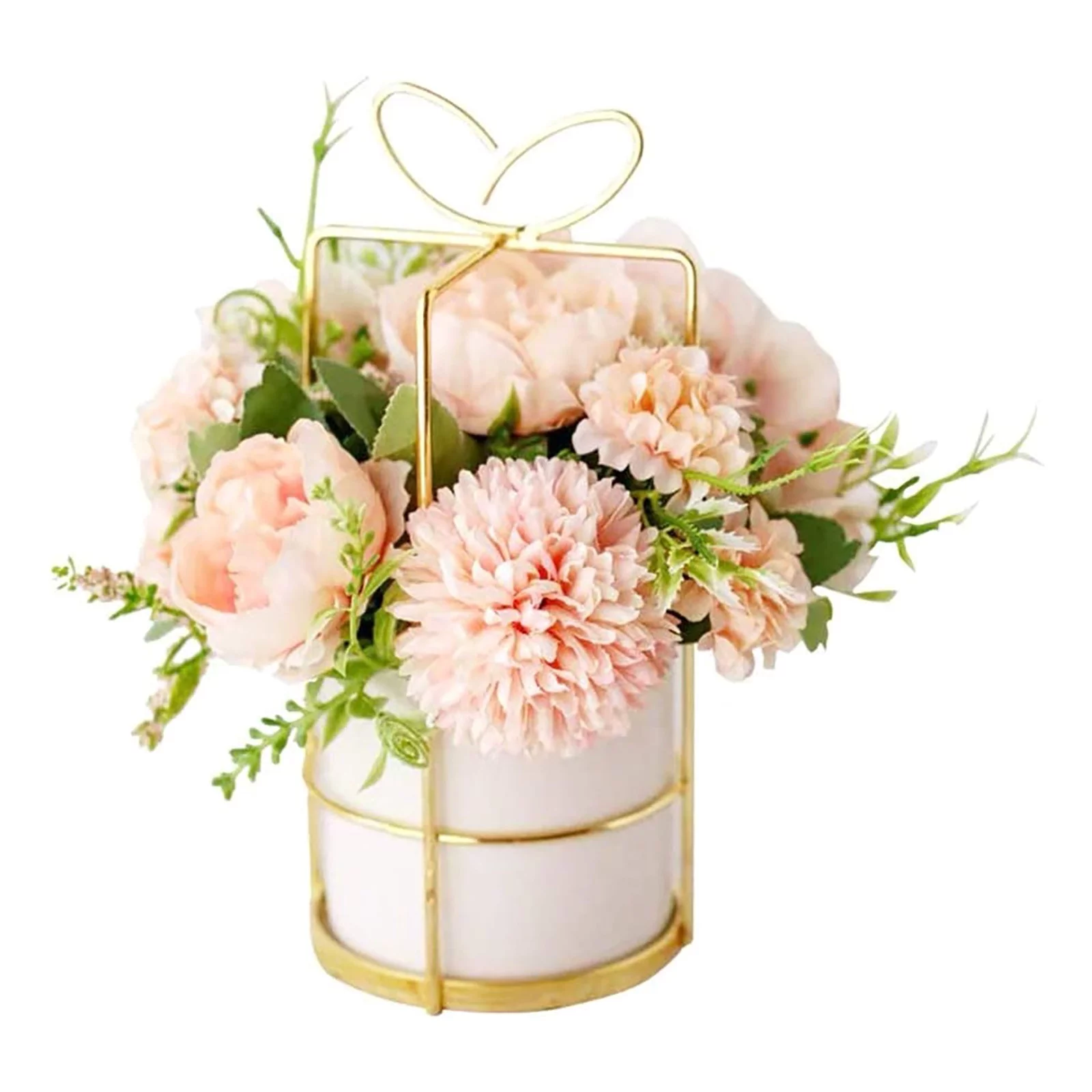 NLLSHGJ Artificial Flowers Grass Bonsai Desktop Green Succulents Decor Pot Flower Tree Decoration & Hangs