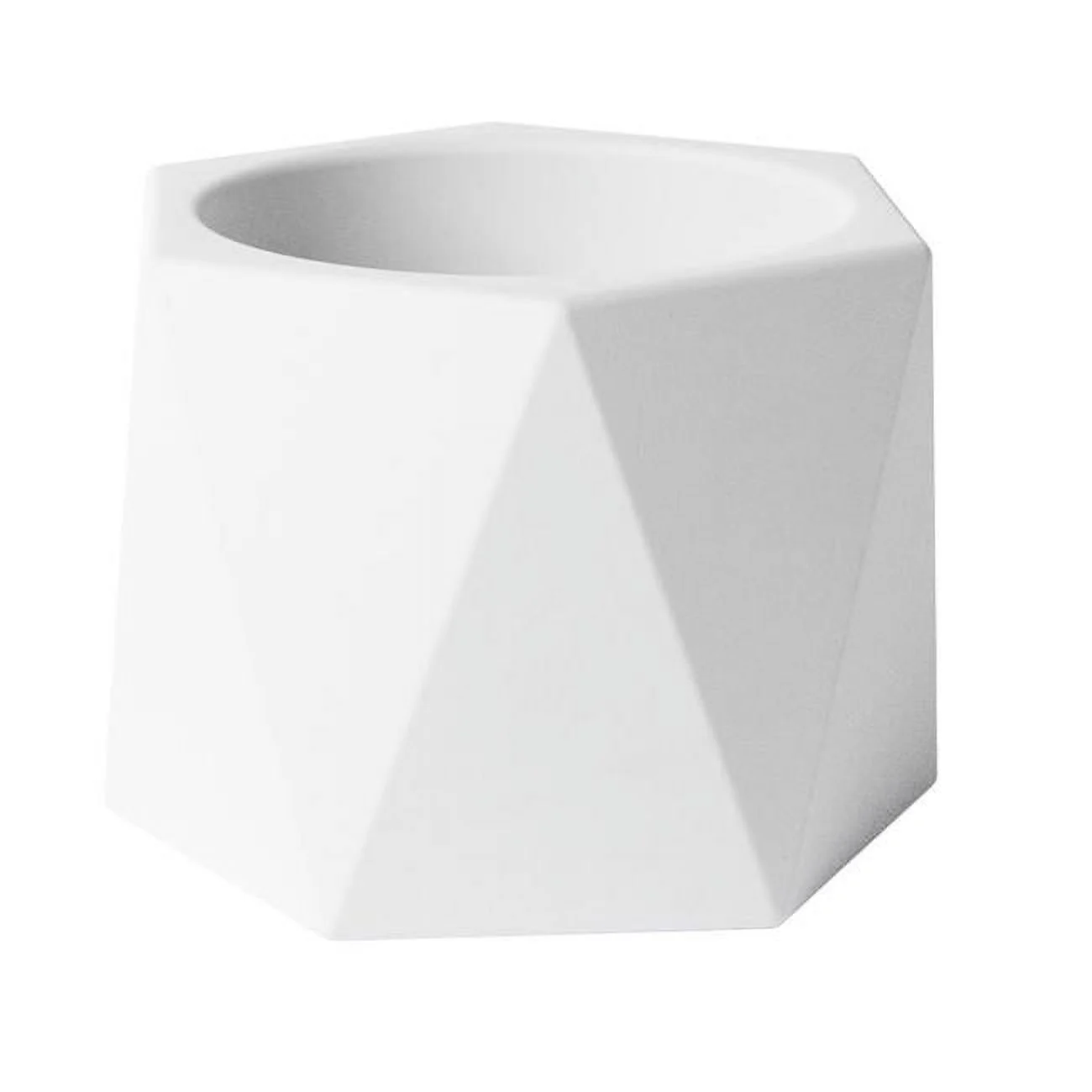 Avera Home Goods 109074 3 in. Dode Planter, White - Pack of 4