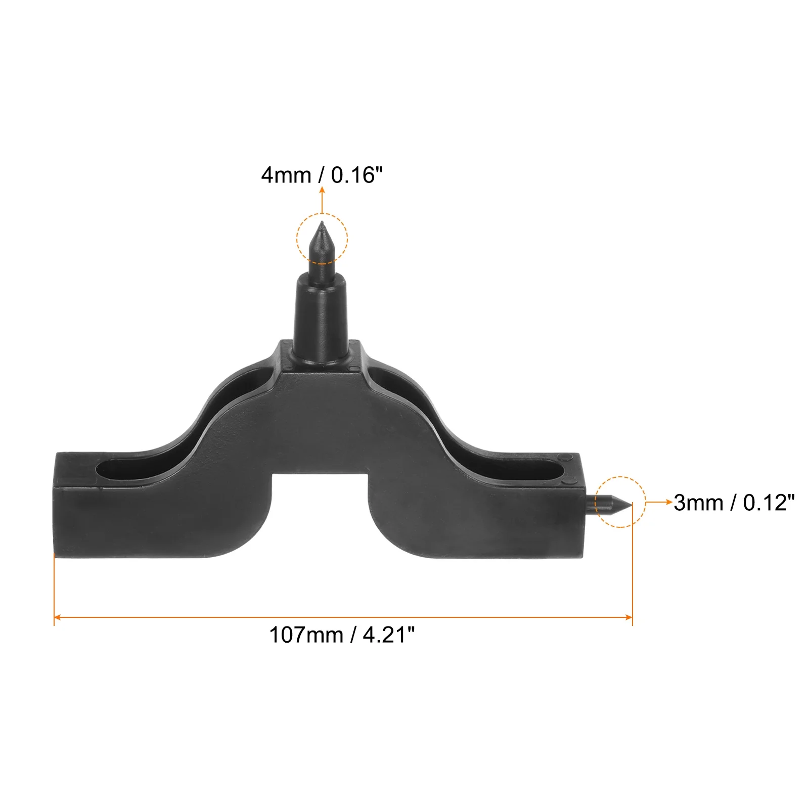Irrigation Drilling Tool 3mm 4mm Dual Use Micro Drip Irrigation System Water Pipe Hole Punch Tool