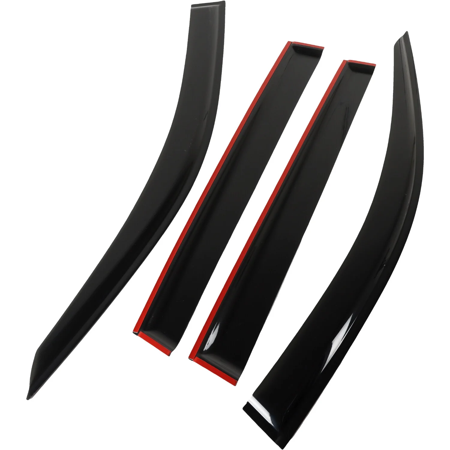 SINOCMP 4PCS Window Visors Deflectors Vent Guards Sun Wind Rain Shield Fits for 2018-2023 Volkswagen Tiguan Car Window Visors