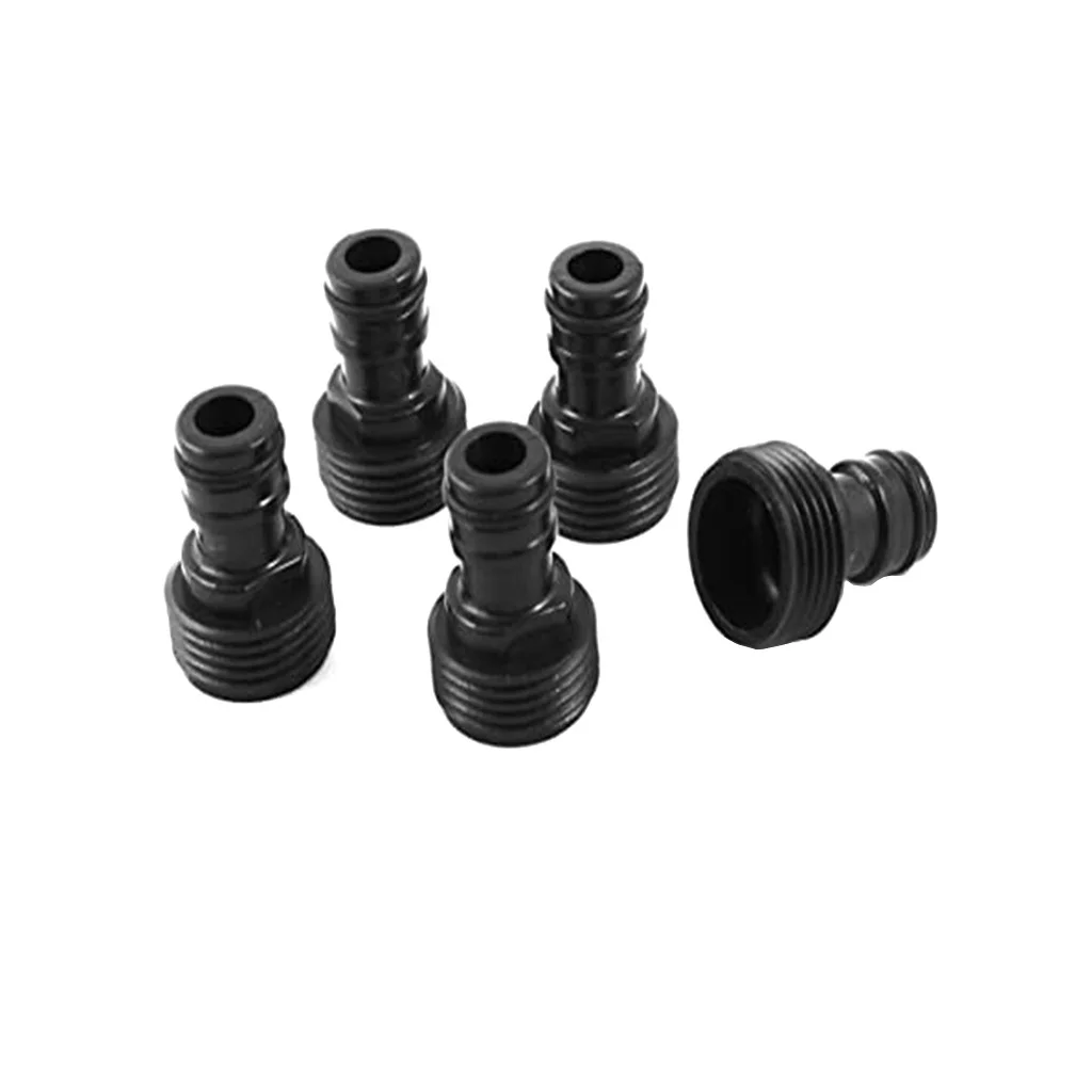 iju7gthy Gardening Gloves Kids 3-5 Latex Garden Hose Quick Fitting Adapter 25Mm Male Thread 5 Pcs Black *6Pcs