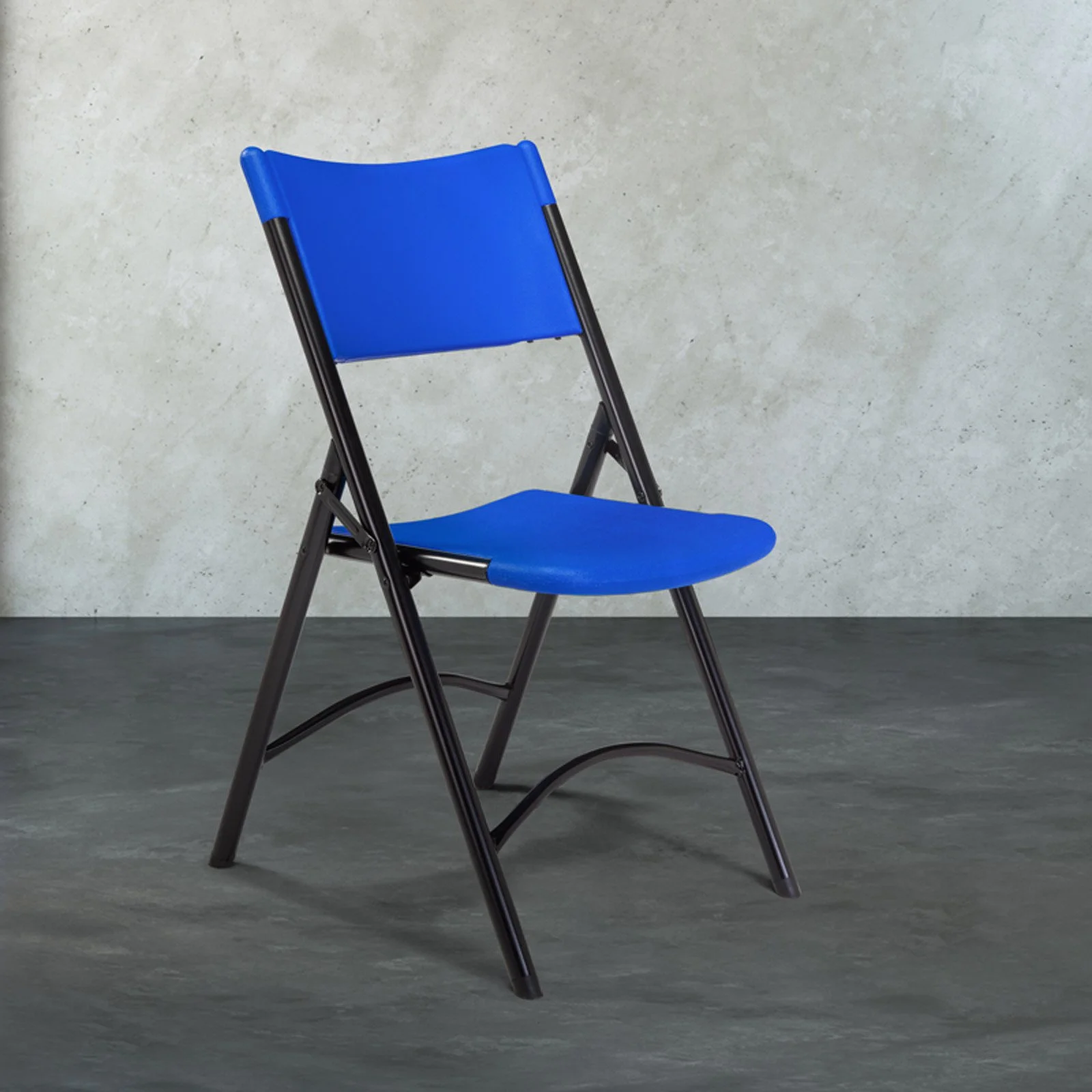 (Pack of 4) NPS 600 Series Premium Resin-Plastic Folding Chair, Red