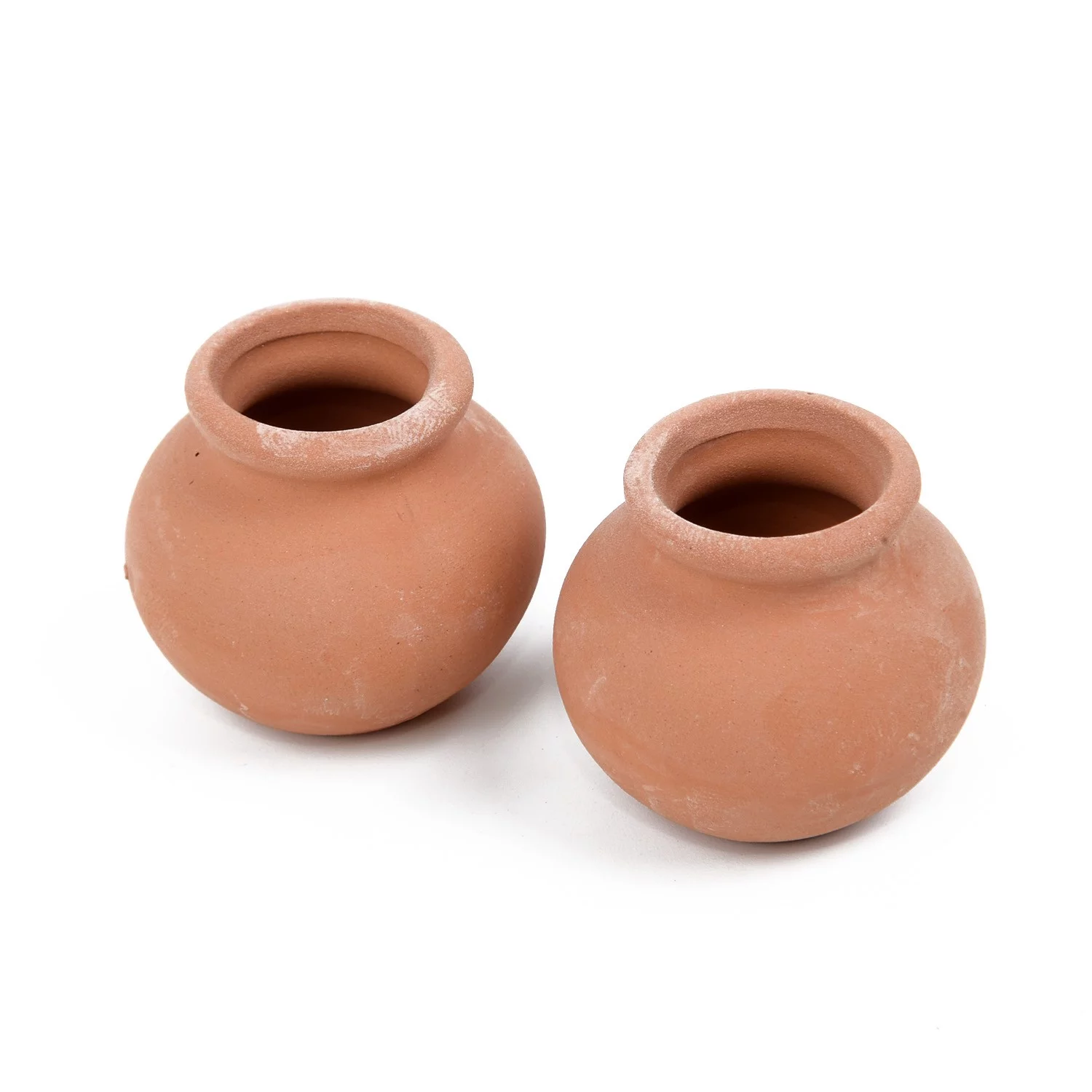 2PCS Mini Flower Pots Clay Plant Pot for Planter Wedding Decoration Craft