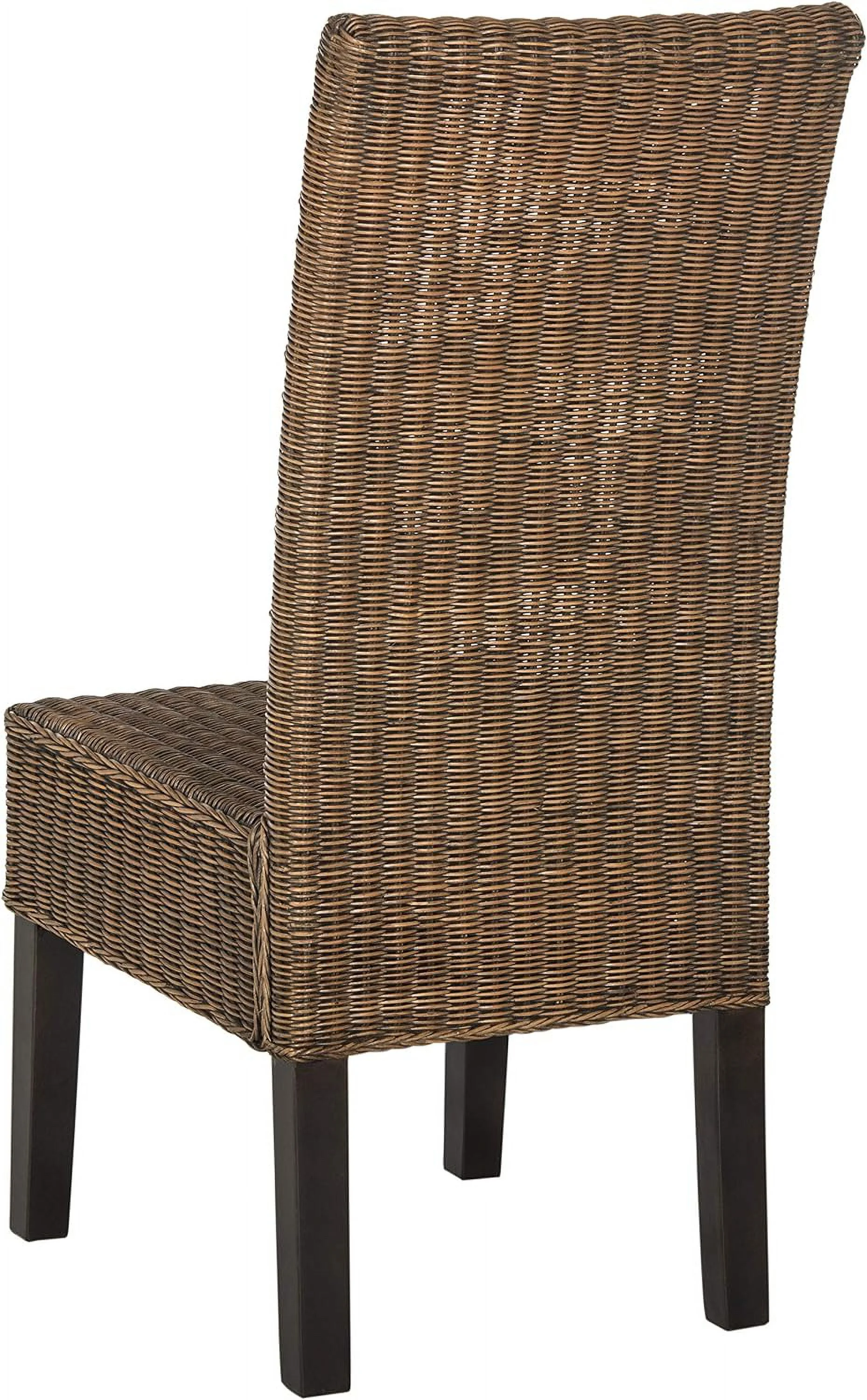 Home Collection Arjun Grey Wicker 18-Inch Dining Chair (Set Of 2)