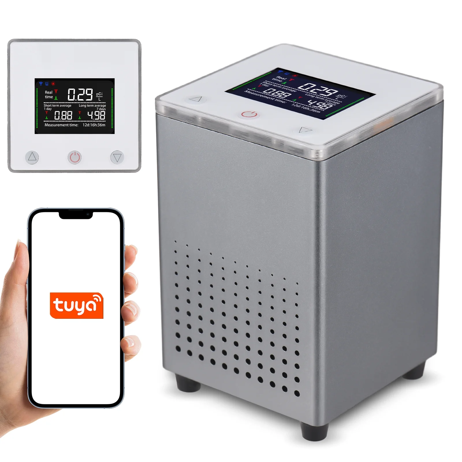 Radon Detector,Data Wifi Alarms Professional Sound Alarms Professional App Indoor And Wifi App Data With App And Wifi Enabled Pristin Office App Data Sensitive Office Indoor