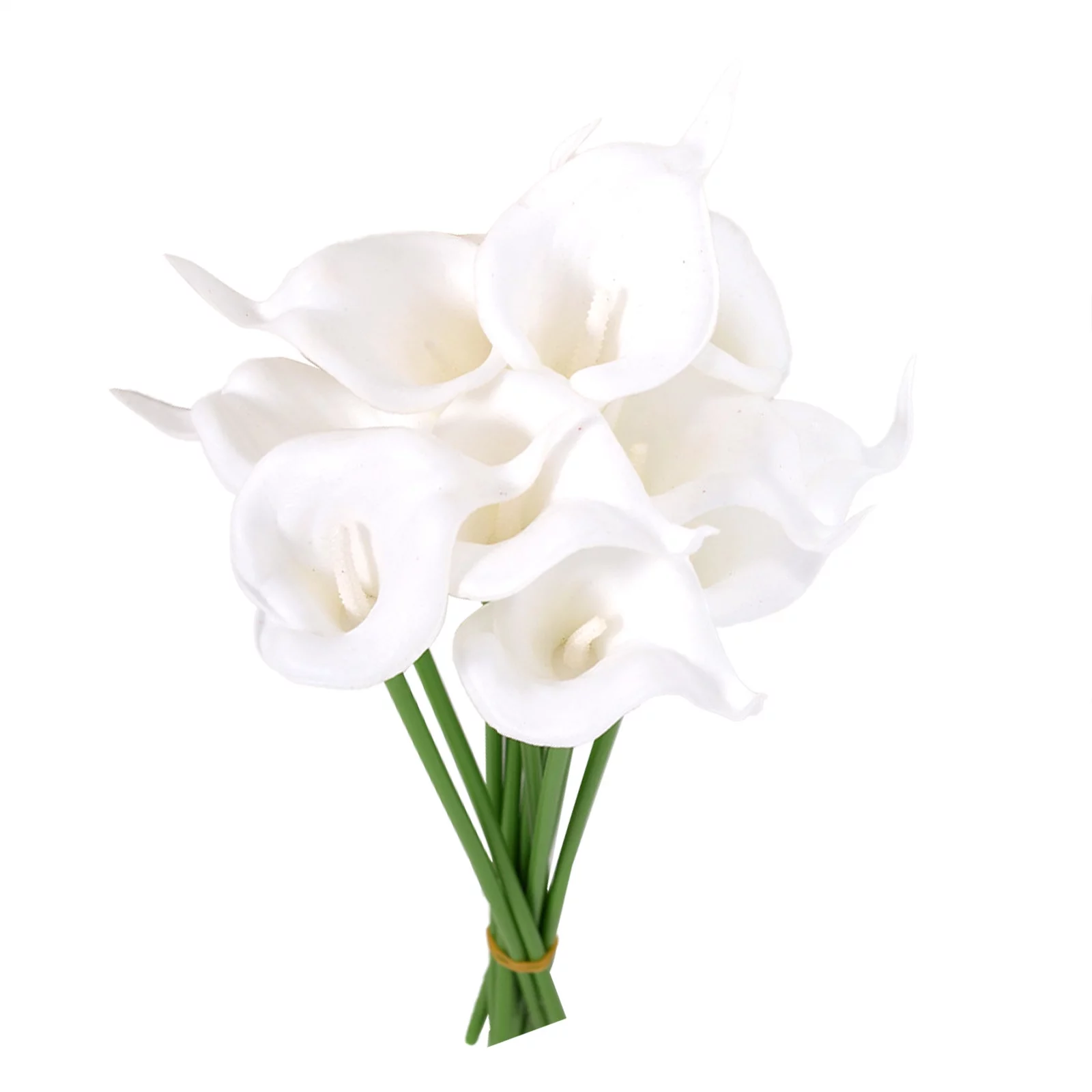 Bnnlsa Faux Plants Indoor Flowers for Decoration Mini Pu Calla Lily Flower Simulation Flower Home Decoration Photography Props Clearance