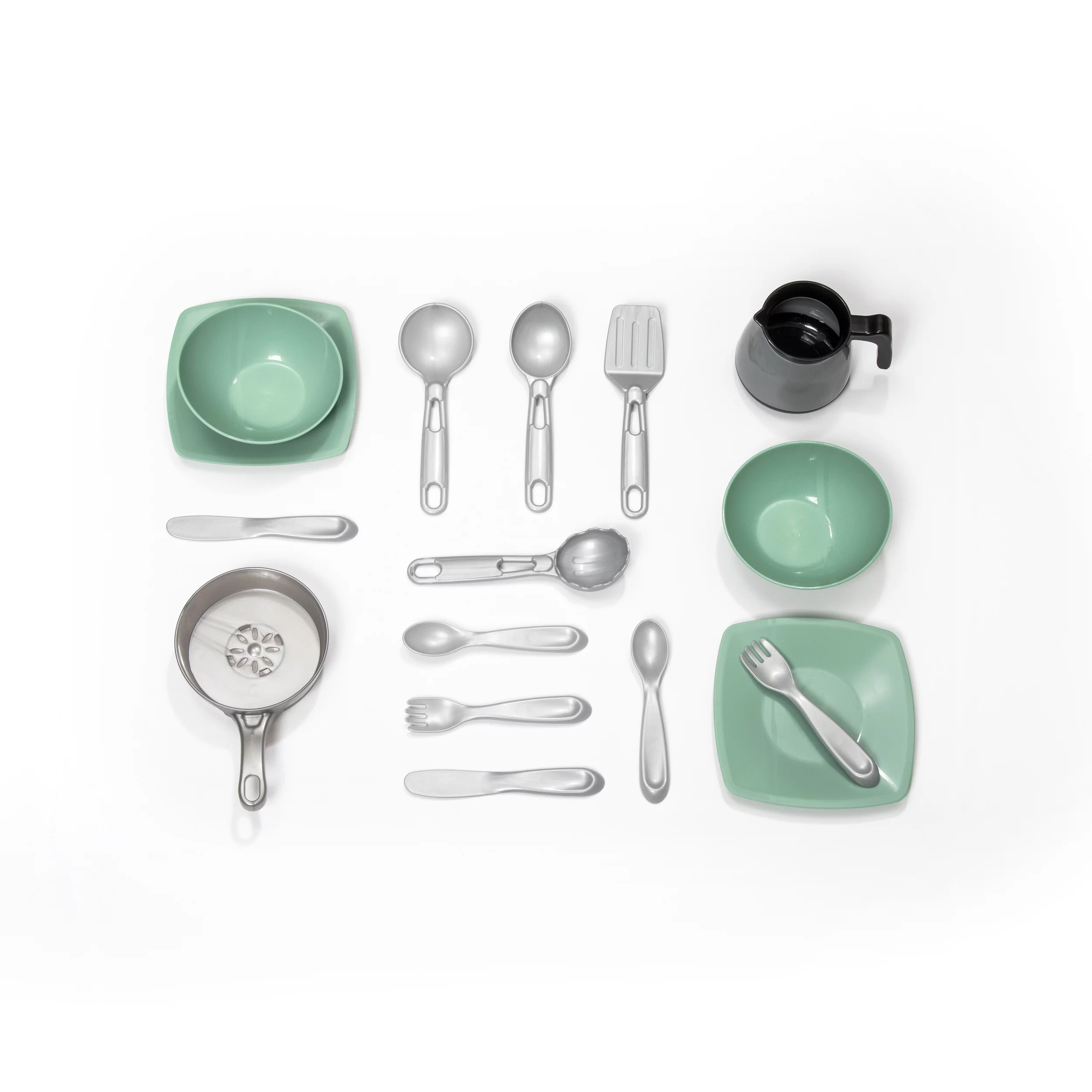 Step2 Grand Walk-In Wood Play Kitchen with 15 Piece Accessory Play Set