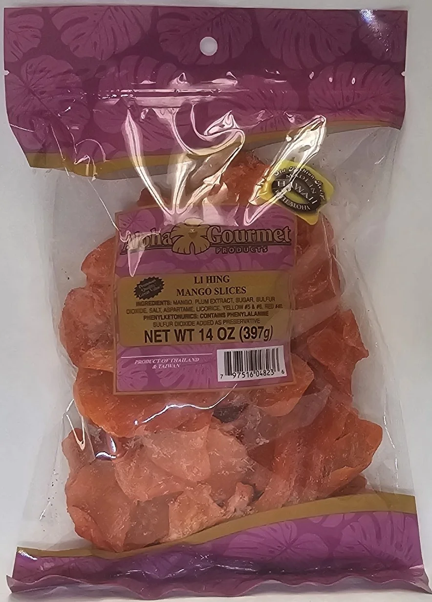 Aloha Gourmet Li Hing Mango Slices, 16 Oz.
