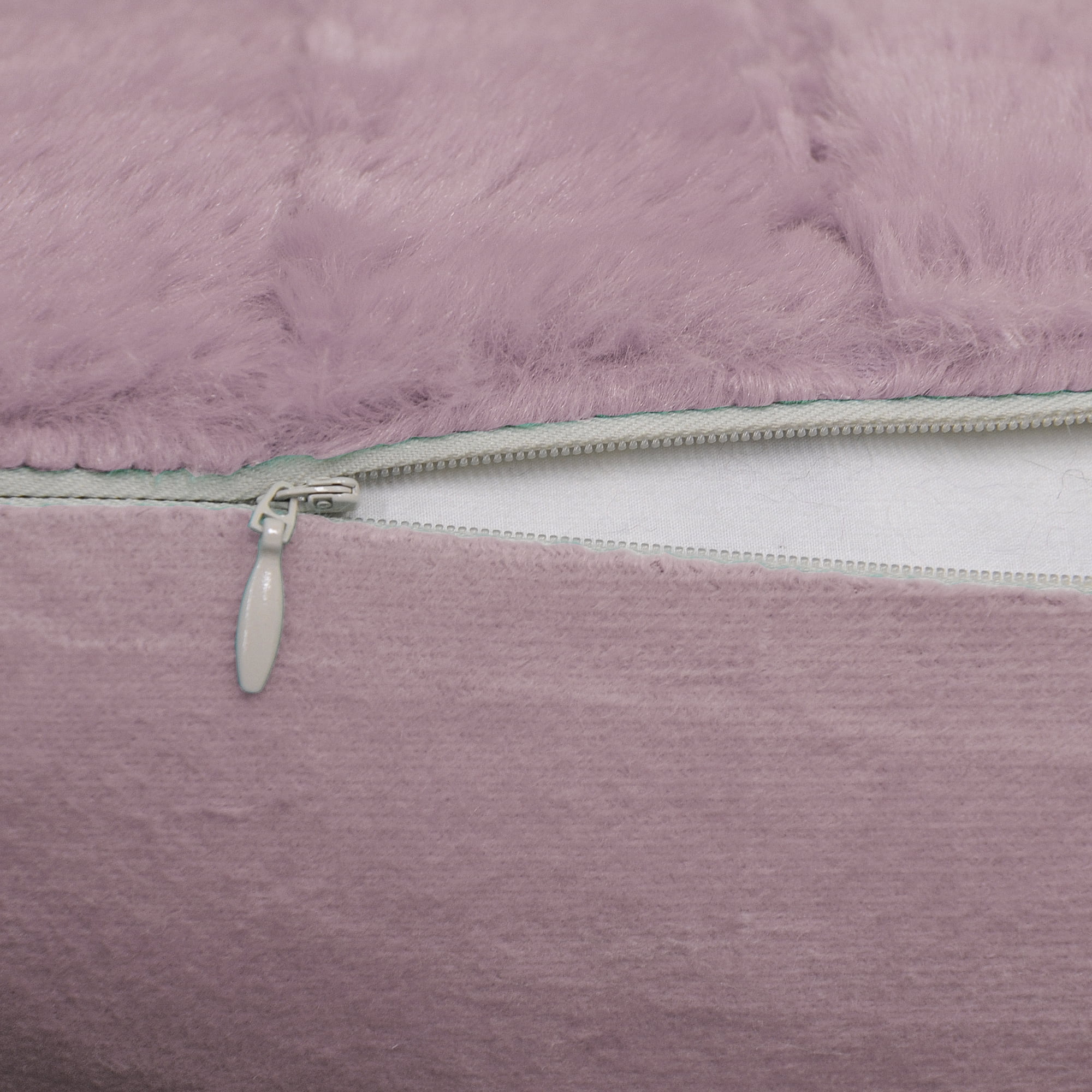 Home Soft Things Comfy Fluffy Throw & 2 Pillow Covers Combo - Ash Rose - 50