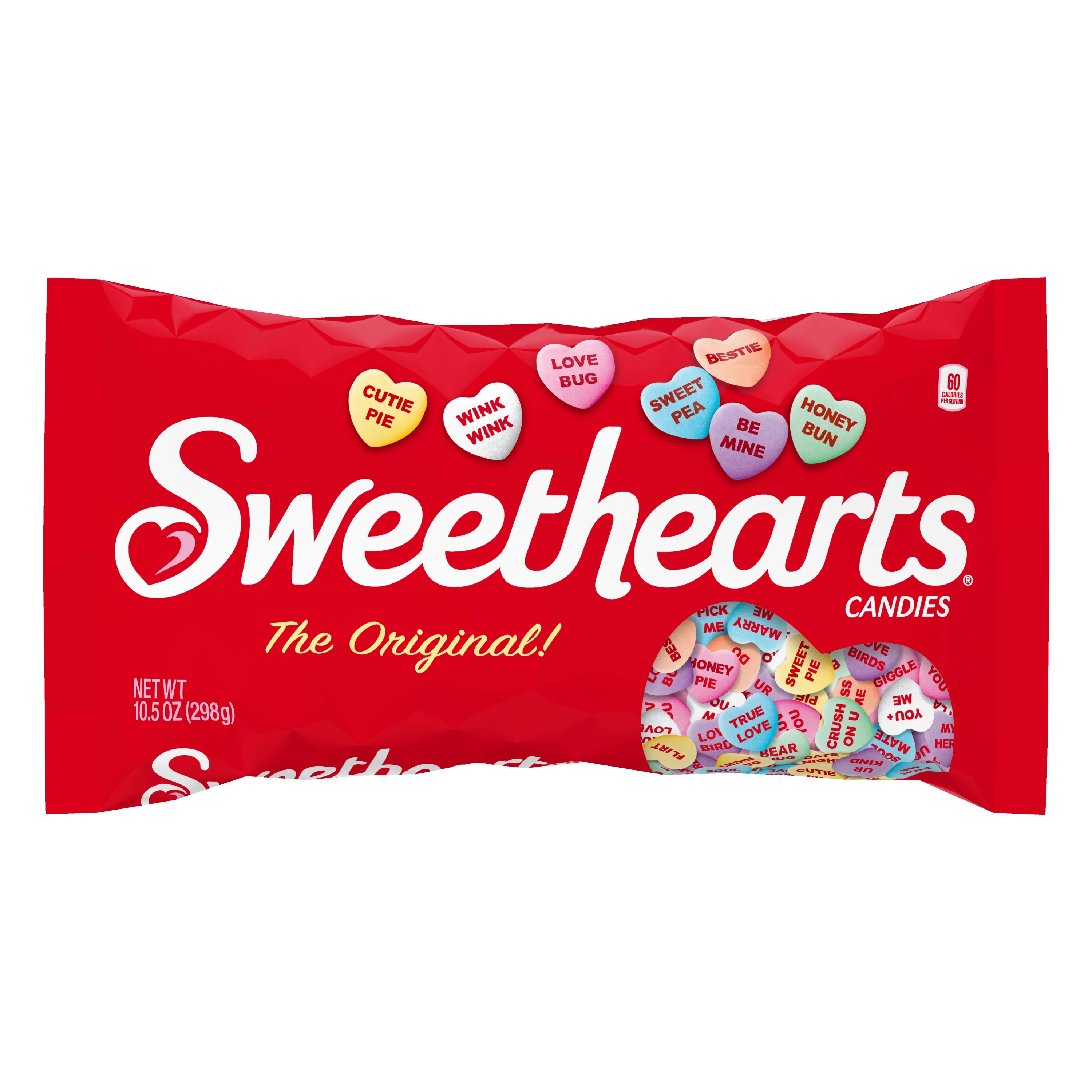 Sweethearts Valentine’s Candy Conversation Hearts, Fruit Candy, 10.5 oz Bag
