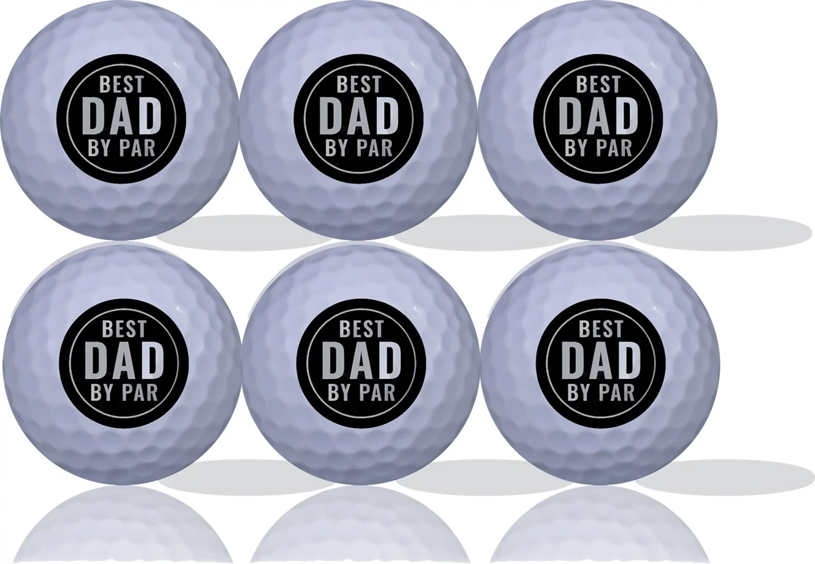 Best Dad By Par Golf Balls 12 Pack #2