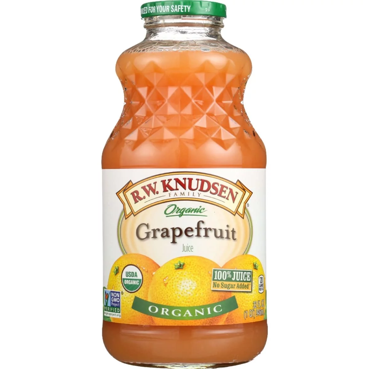 RW KNUDSEN Organic Grapefruit Juice, 32 FZ
