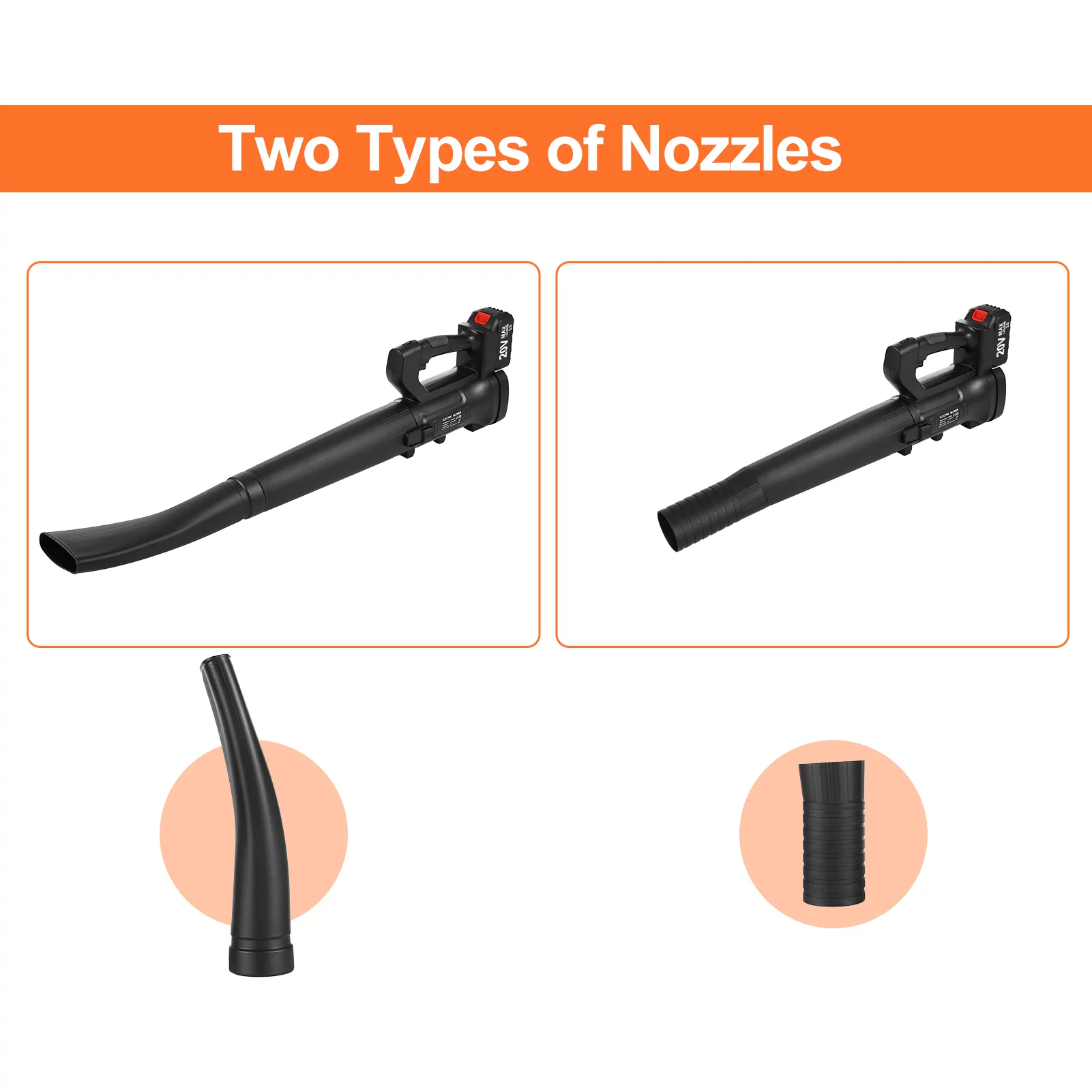 Geevorks Dust blower,2Pcs 3.0Ah Batteries Blower 2Pcs 3.0Ah 332-CFM/150-MPH Handheld Lawn Care 332-CFM/150-MPH Leaf Blower LCD 6-Speed Battery Powered Blower Patio Jobsite Blower 20V Battery HUIOP