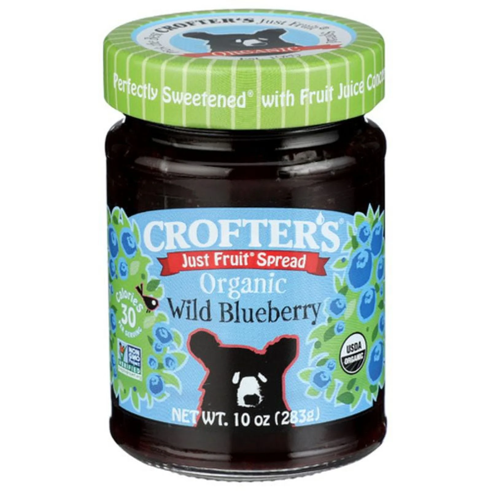 Crofter's Organic Blueberry Fruit Spread 10 oz Pack of 3