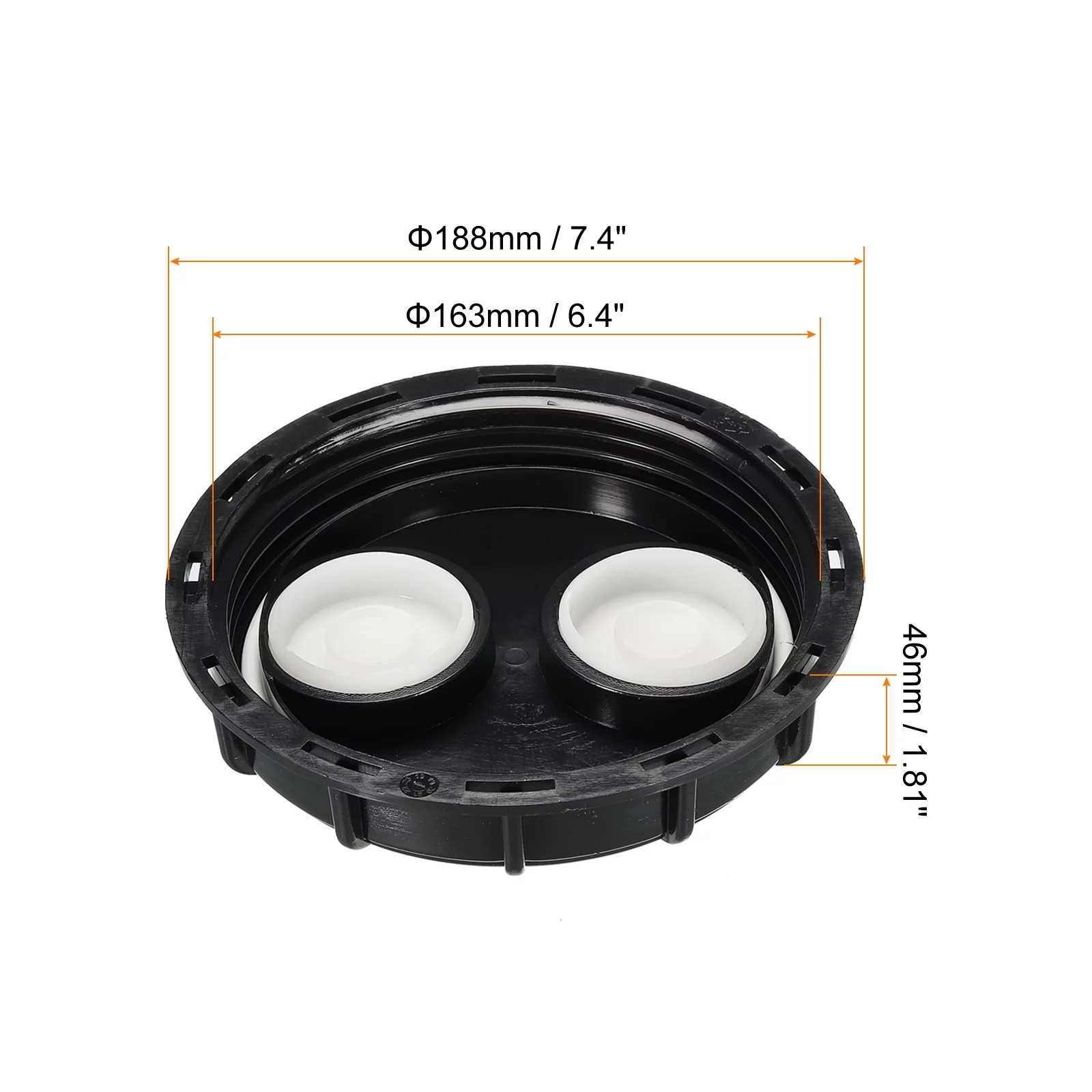 Uxcell IBC Tote Lid Cover 6.5