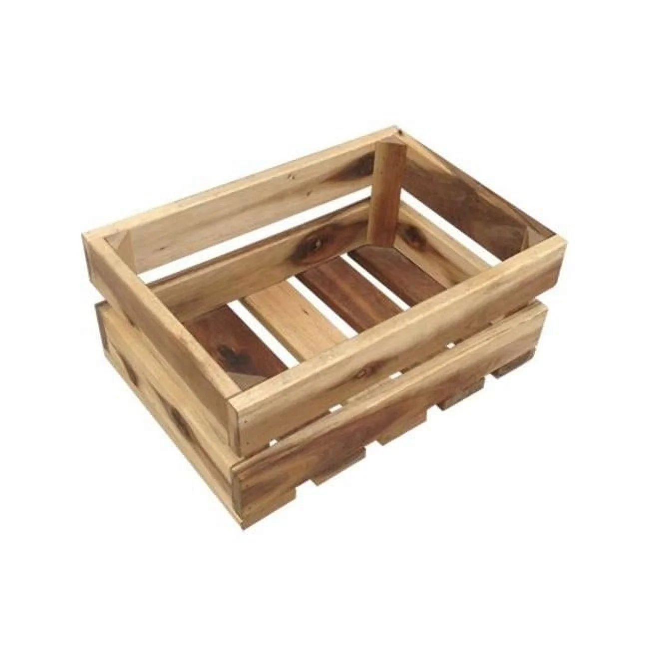 15.5 x 7 in. Crate-Style Wood Planter