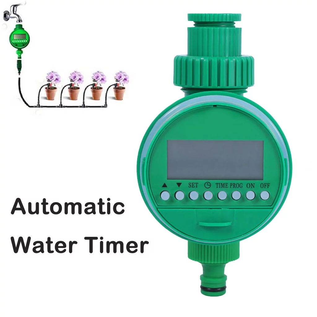 ZiSUGP Irrigation System Kit Kit Garden Timer Tubing Hose Watering Kits 5/8 Male Hose