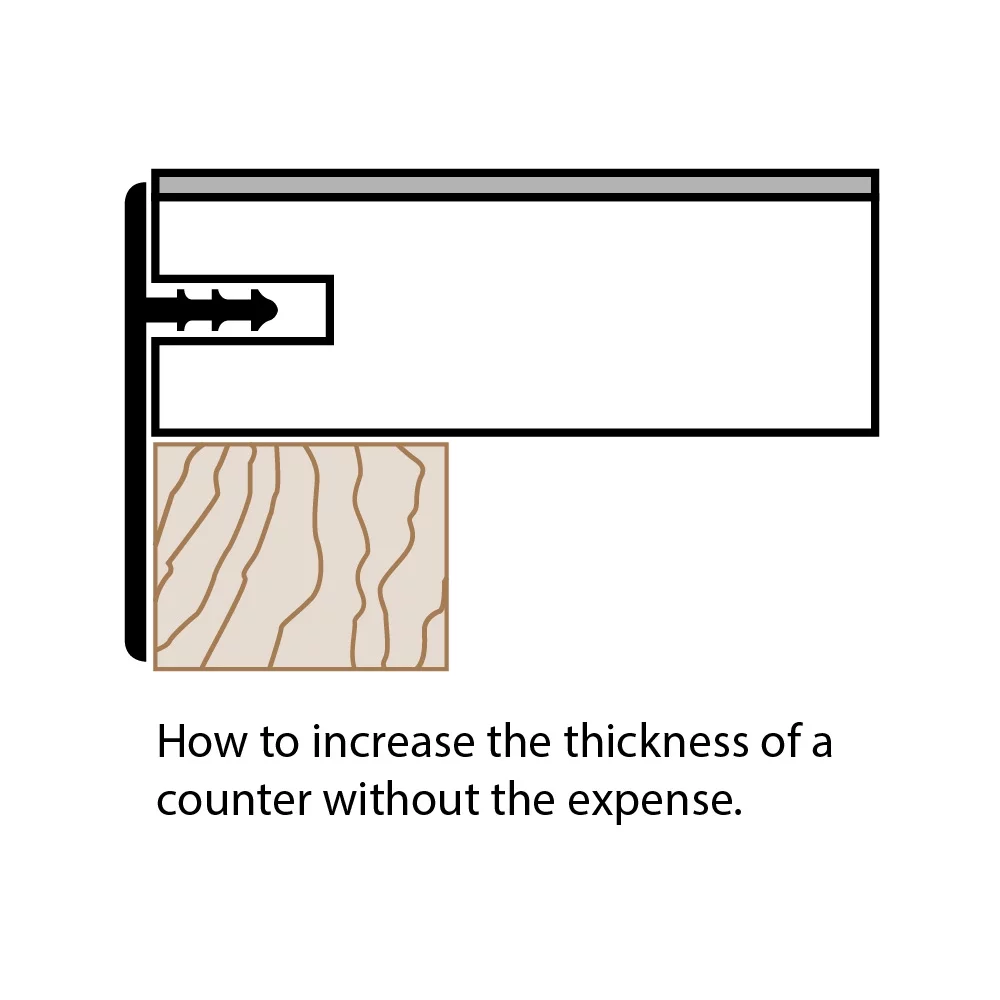 Outwater Plastics Flexible Polyethylene 1-1/4 Inch Off-Set Barb T-Molding in Almond (250')