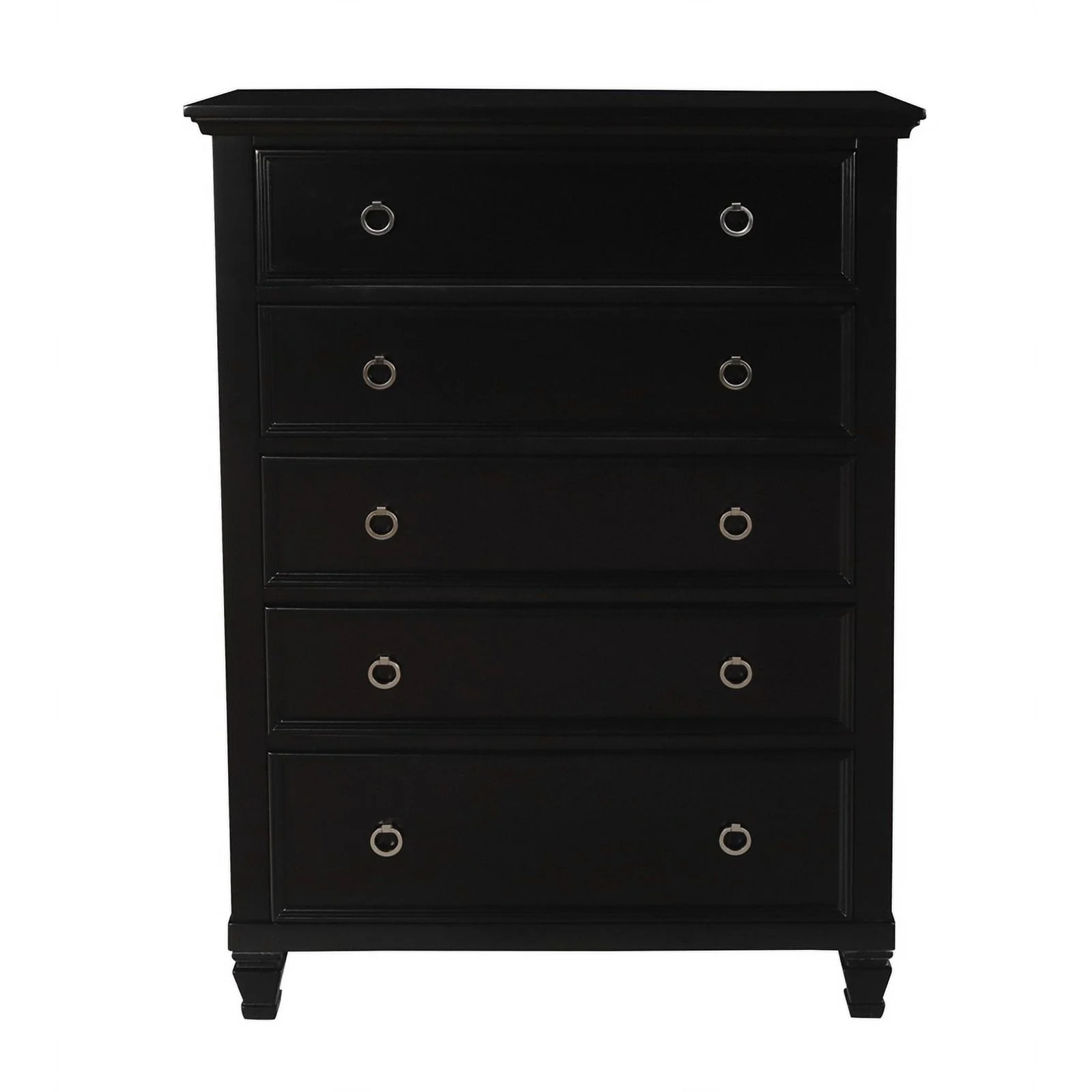 New Classic Tamarack 4-Piece Wood Cal King Bedroom Set with Chest in Black