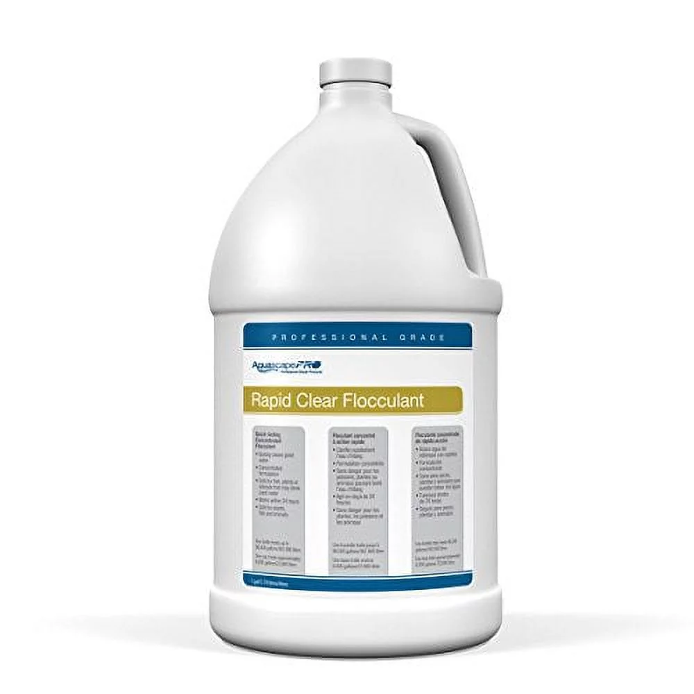 Clear Flocculant Water For Ponds, Contractor Grade, Liquid, 1 Gallon | 30412