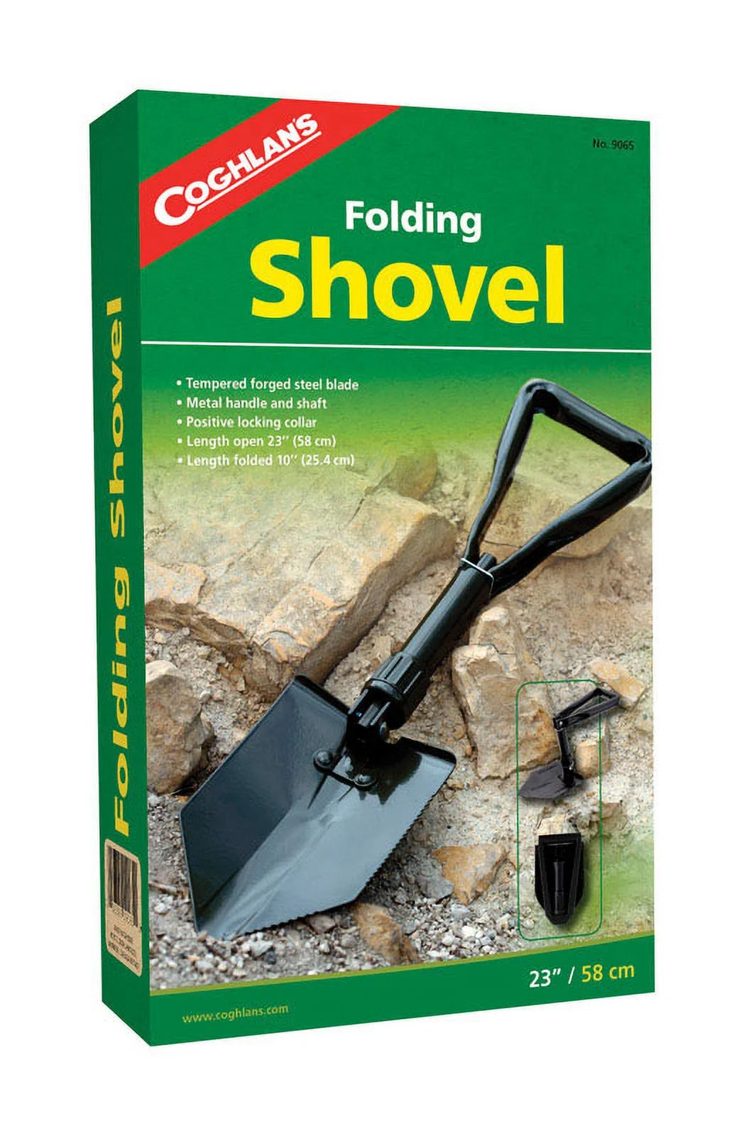 1 Pc, Coghlan'S Black Shovel 9.625 In. H X 1.125 In. W X 23 In. L 1 Pk