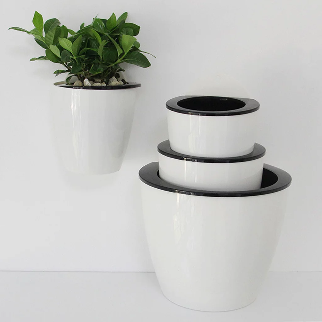 -watering Planters Wall Floating Flower Pots Home Garden Office