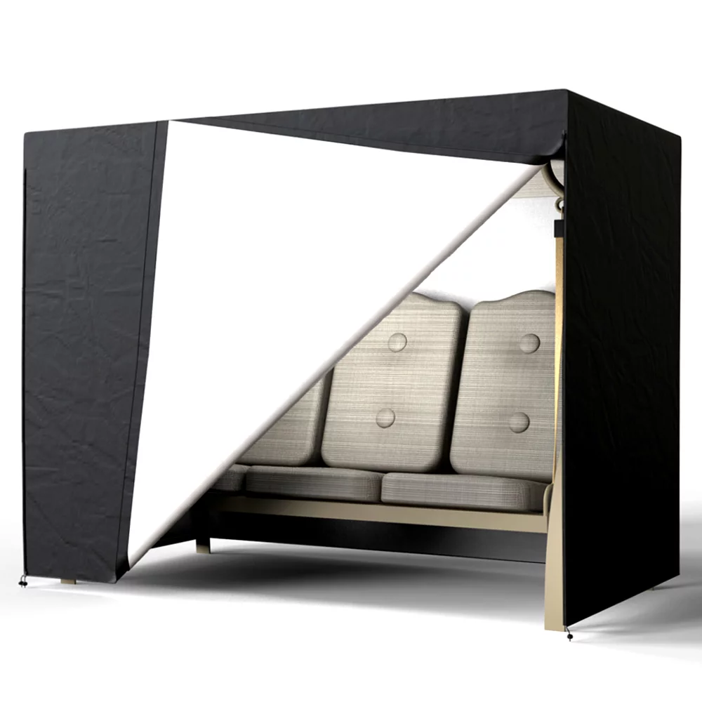 Willstar Garden Swing Waterproof Seat Covers 3 Seater Hammock Cover Furniture Shelter Heavy Duty Dust UV Rain Resistant Protection Cover 170 X 145 X 220cm