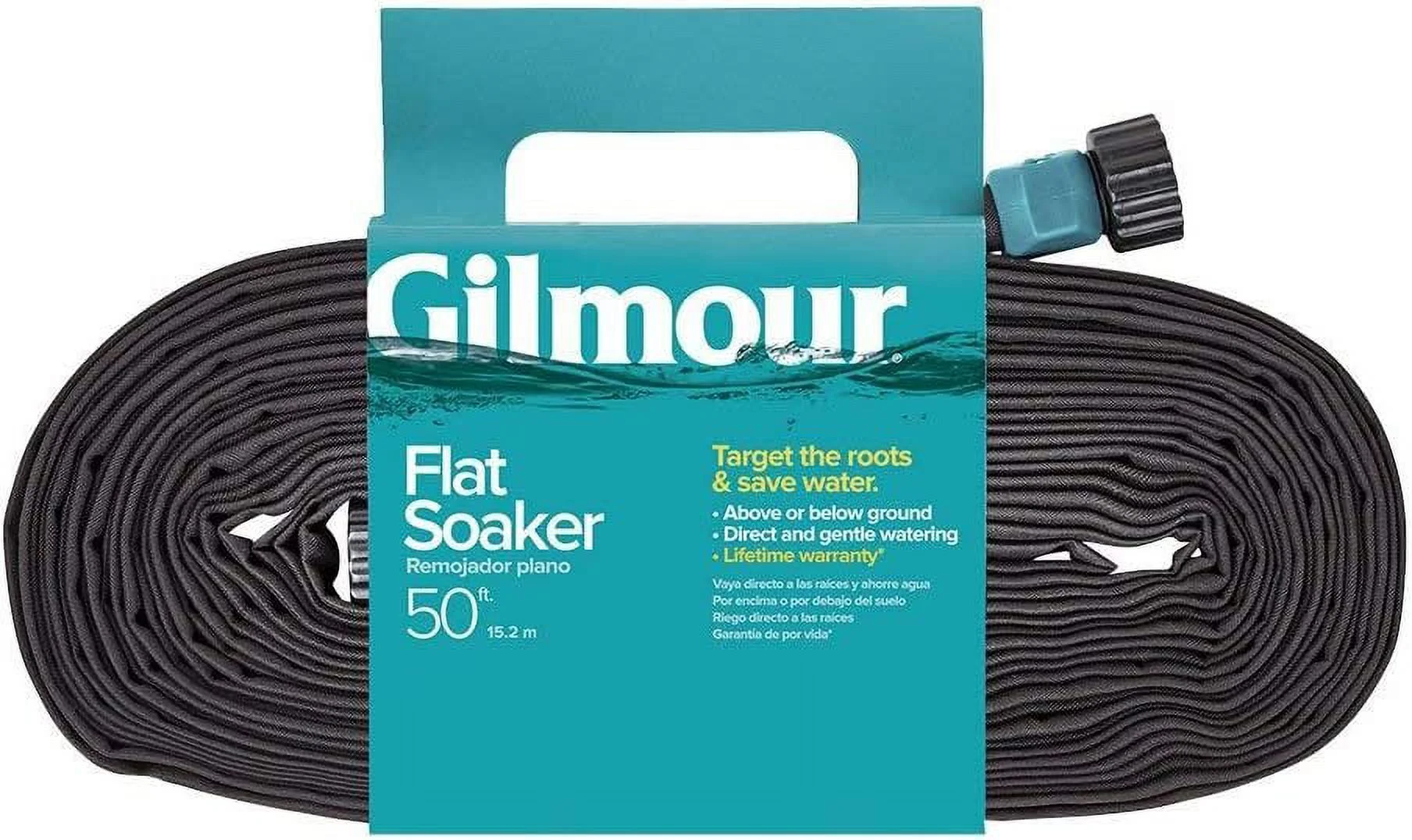 50' Gilmour Flat Weeper/Soaker Garden Hose - Sprinkler Watering - Water Hoses