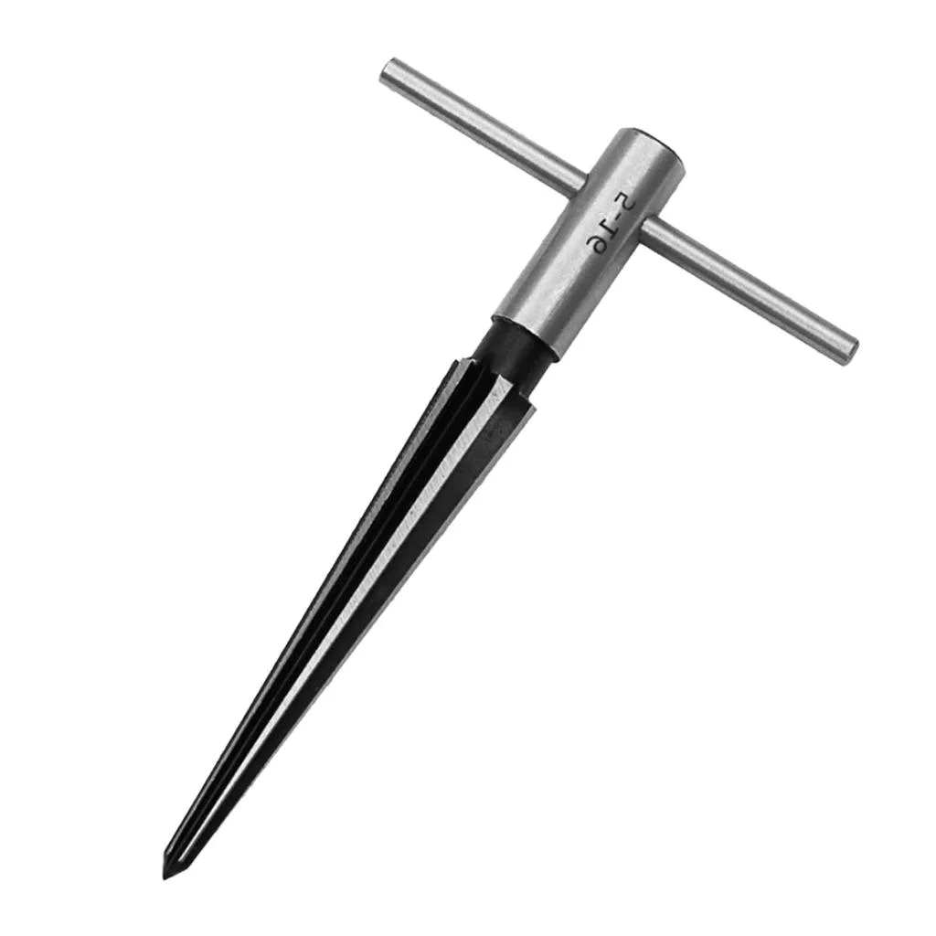 oshhnii 5xT Handle Taper Reamer Hand Held Tapered Hole Pipe Reaming Tools 5-16mm