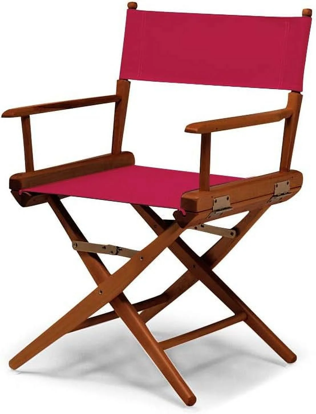 World Famous Dining Height Director Chair, Navy With Walnut Frame