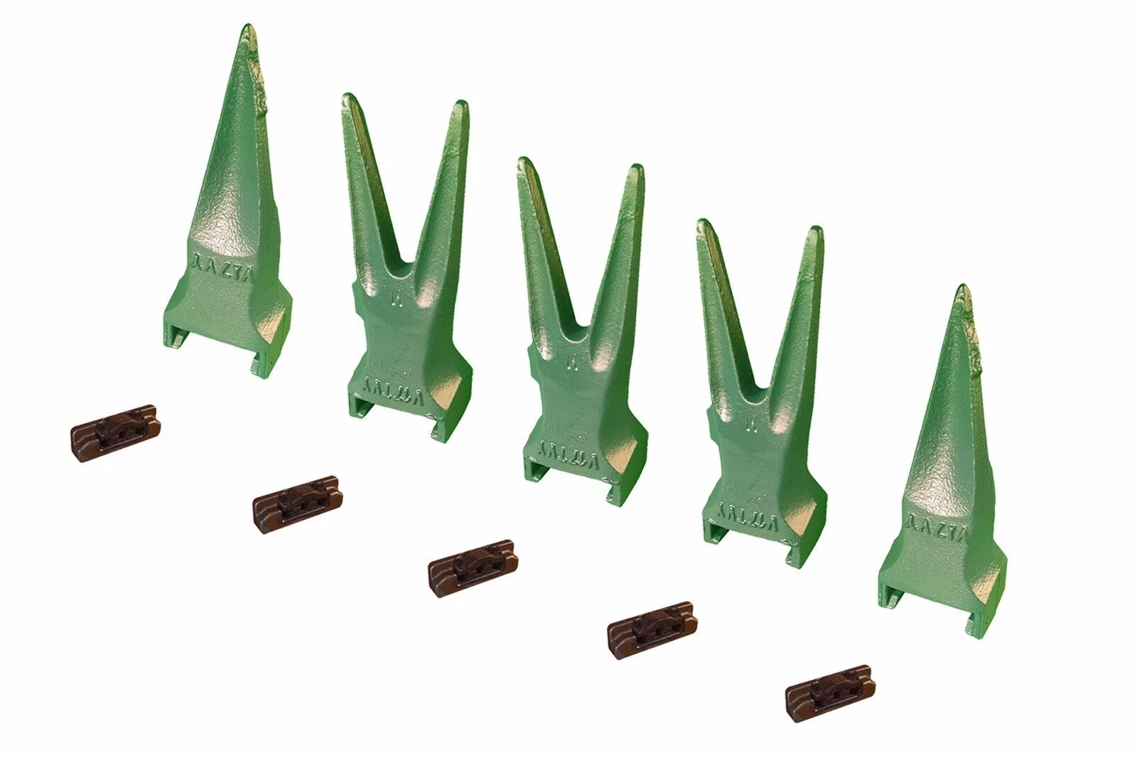 5 - fits Esco Style Super V Backhoe, Excavator Rock Bucket Teeth - V17TVY, V17VY
