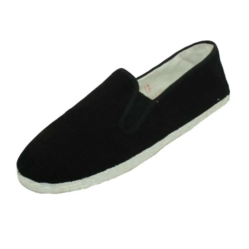 Men's Kung Fu Shoes Cotton Out Sole Martial Art Ninja Tai chi Slip On