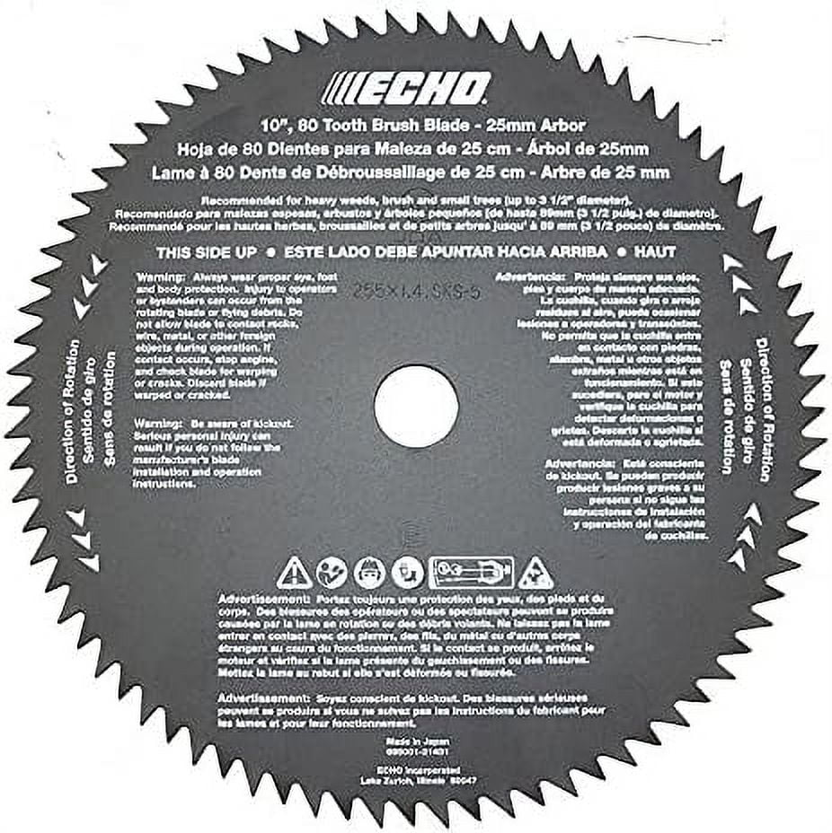 Echo Genuine Brushcutter Blades for SRM-300AE String Trimmer, 2 Pack - 69501021431-2PK
