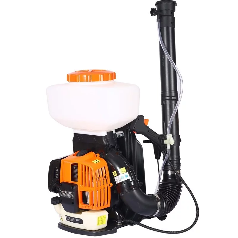 Backpack fogger sprayer,mist and duster sprayer,agricultural fertilizatino spray dusting machine - Black - 52cc