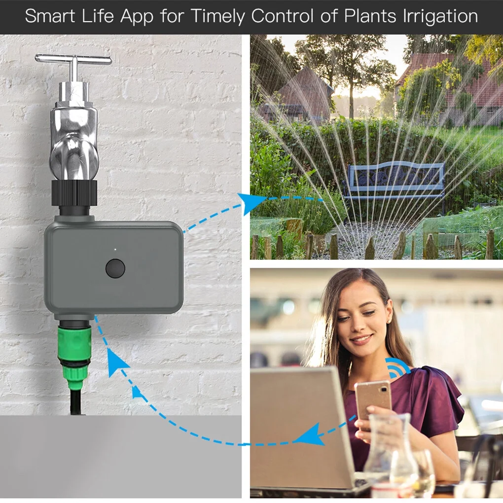 Smart Watering Timer IP55 Waterproof Garden Controller