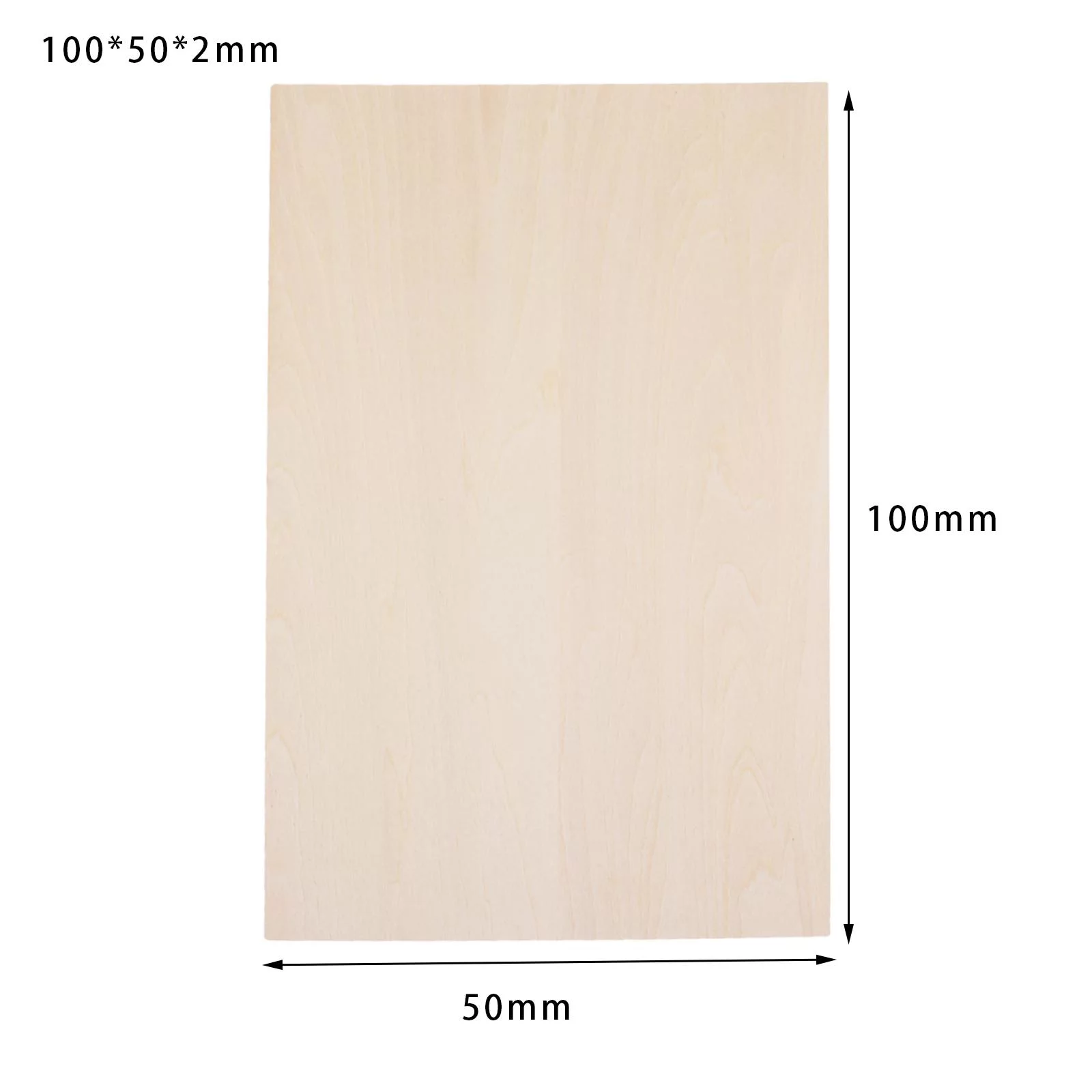 HOMYL 2x10Pcs Basswood Boards, Wood Sheets Board, Miniature Models Making, Unfinished 4 Pcs