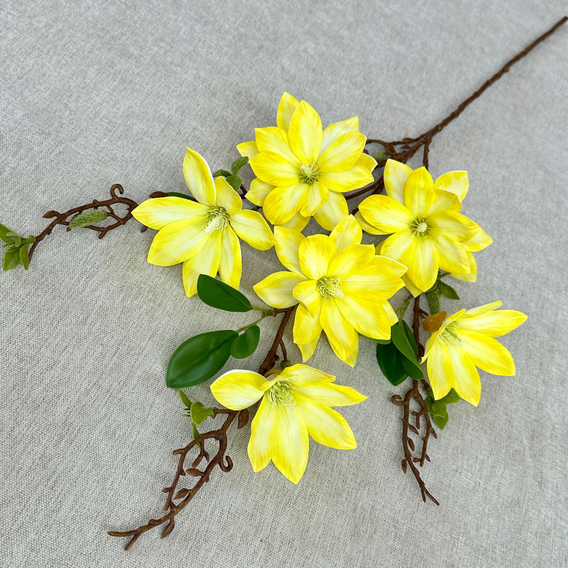 Single Branch Millennium Magnolia Xiaolongfeng Furnishing Living Room Flower Settings Wedding Wedding Wedding Flower Material