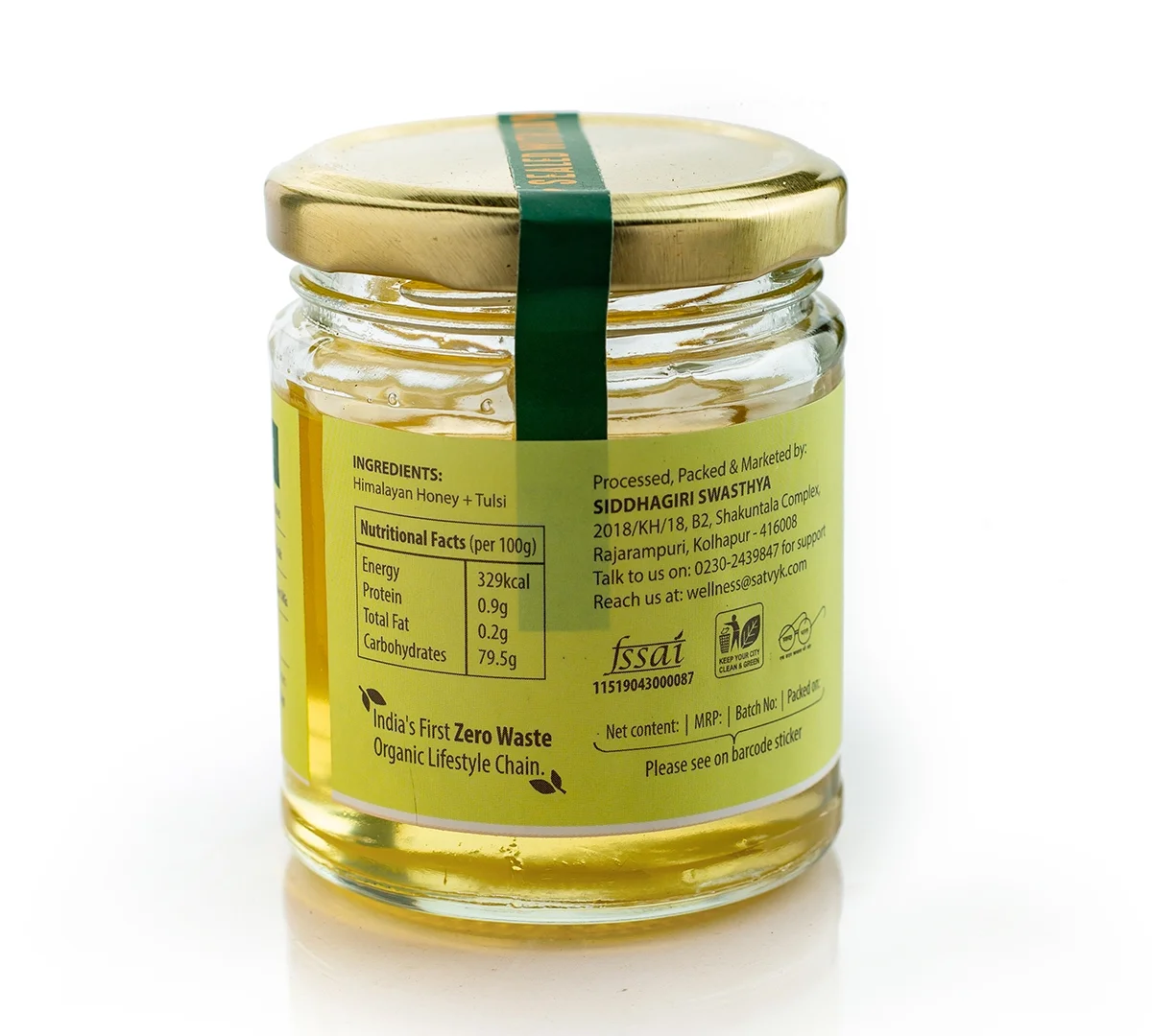 Adrish Zerowaste Tulsi Honey 200gm (7.05oz)