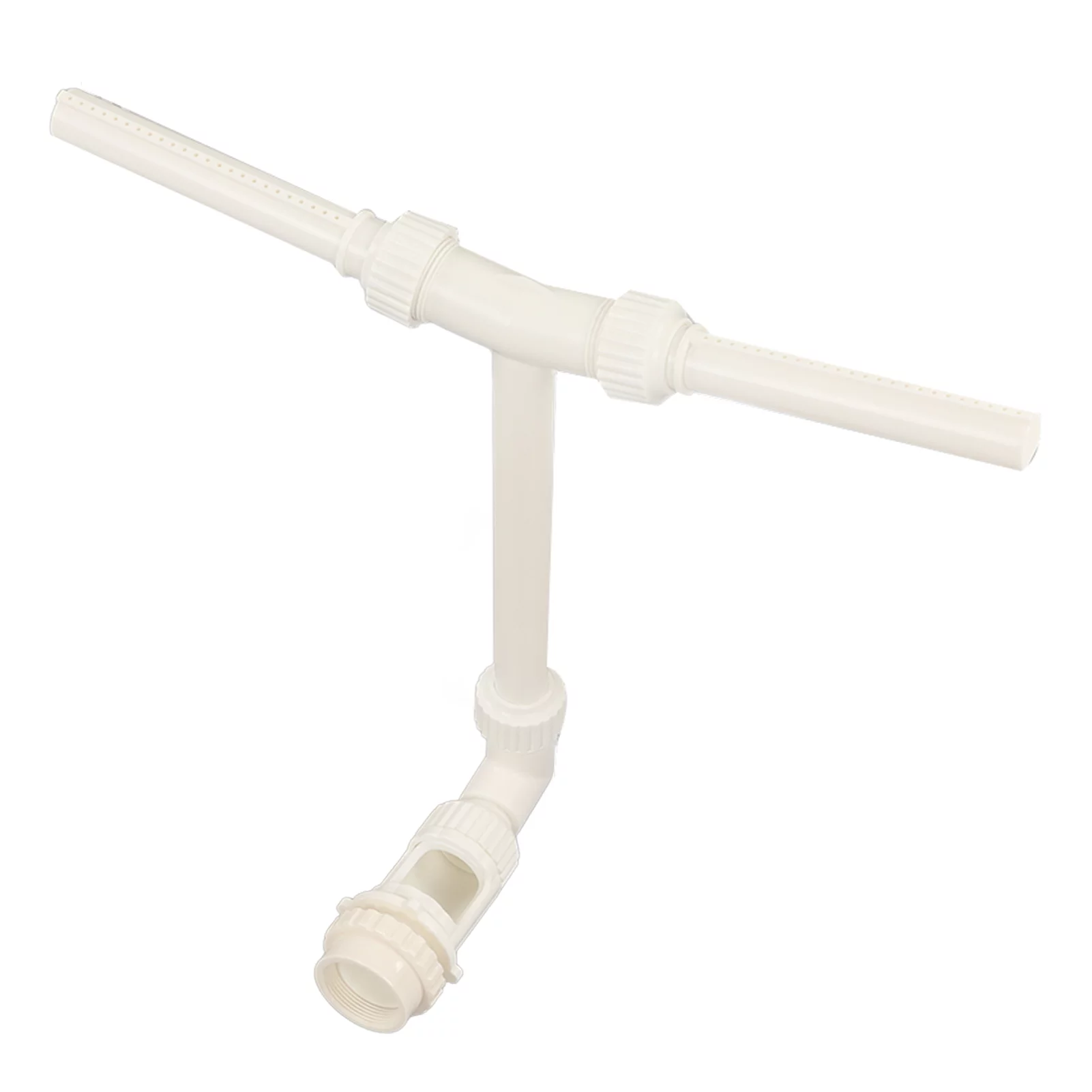 Pool Fountain Spray - PVC Adjustable Dual Head Pond Swimming Pool Fountain Spray, Pool Waterfall Spray with Internal Screw Thread G1 1/2 to G2 Adapter