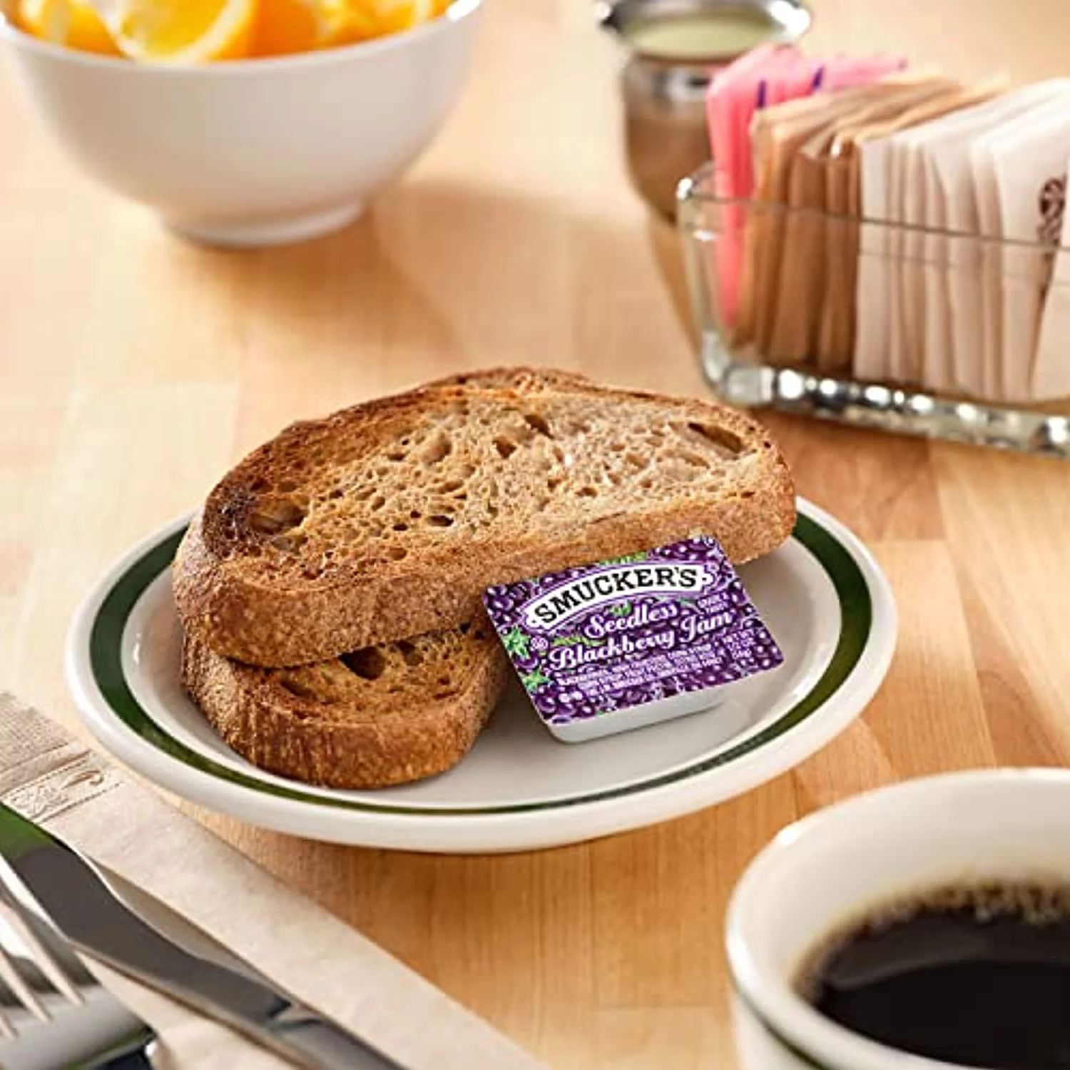 Smuckers Seedless Blackberry Jam, Portion Control, 0.5 Ounces