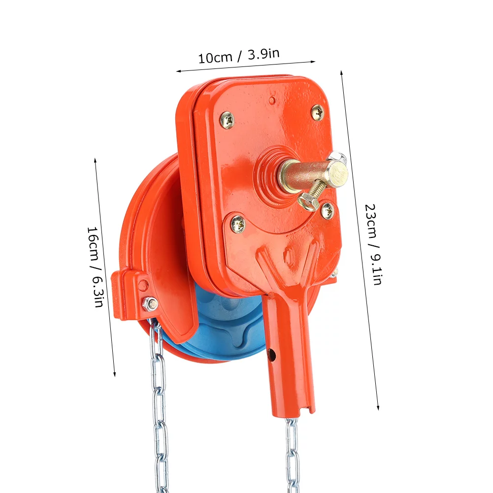 Manual Film Coiler Device Agricultural Greenhouse Side Top Film Coiling Rolling Blinds Machine