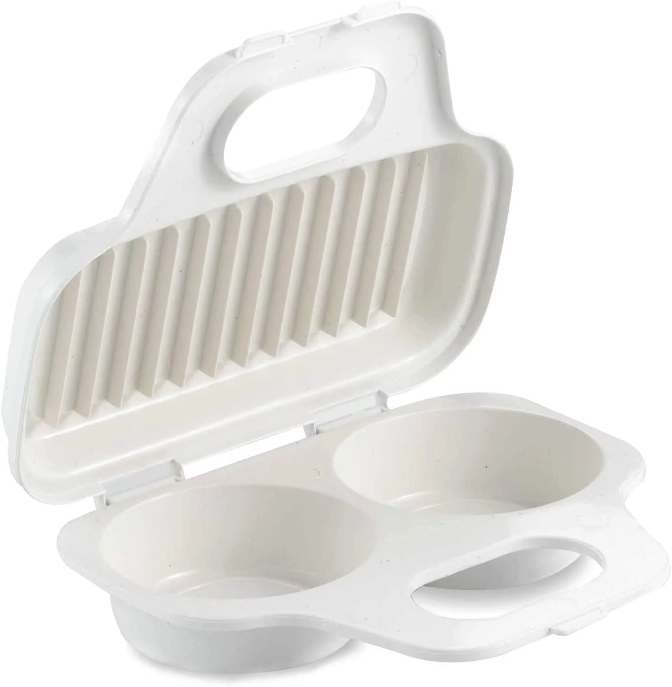 Dependable Industries Microwave Egg Poacher BPA Free Plastic Perfect Poach Eggs in Minutes